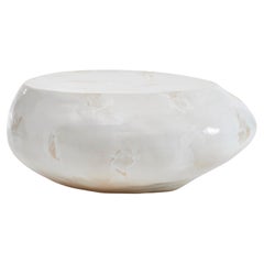 2 de 2 Paiement final Table sur mesure pour Tamara Feldman  Table basse en céramique blanche