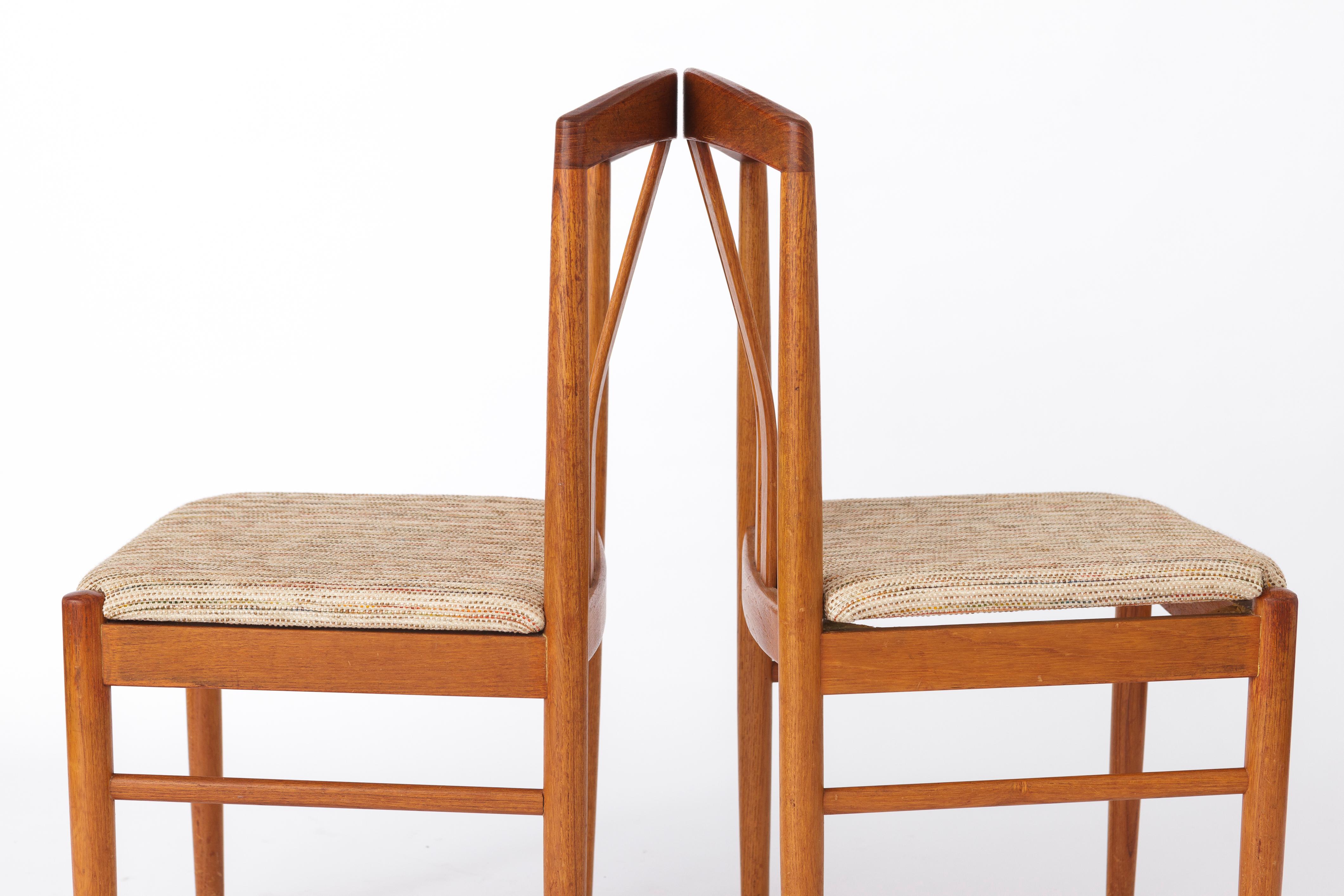 2 von 4 Stühlen von Carl Ekström für Albin Johansson & Söner, Schweden, 1960er Jahre - Satz o im Angebot 1