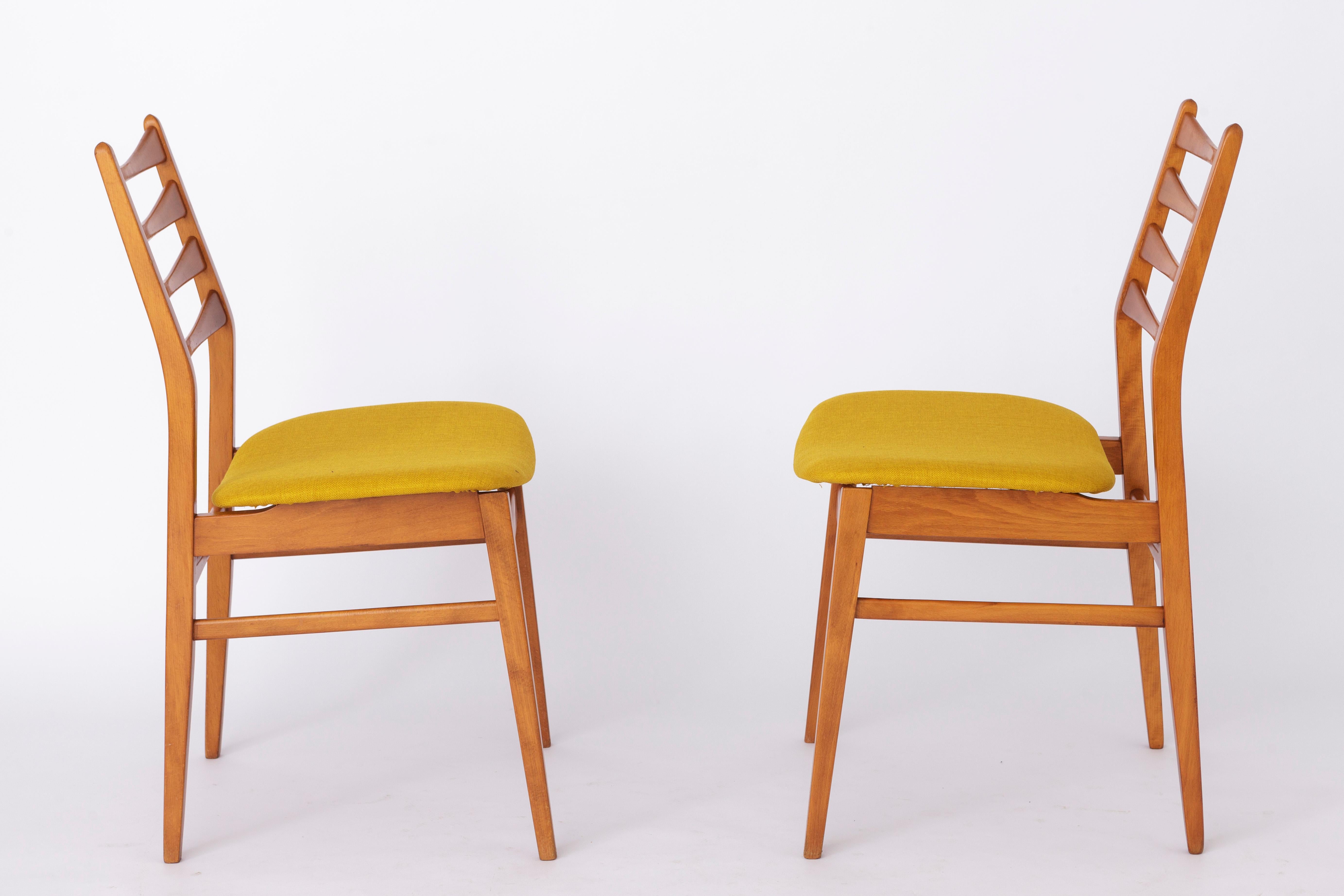Mid-20th Century 2 of 4 Vintage Chairs 1960s-1970s Germany For Sale