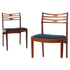 2 of 5 Johannes Andersen Retro Chairs, 1960s, Teak, Vamo Møbelfabrik, Denmark