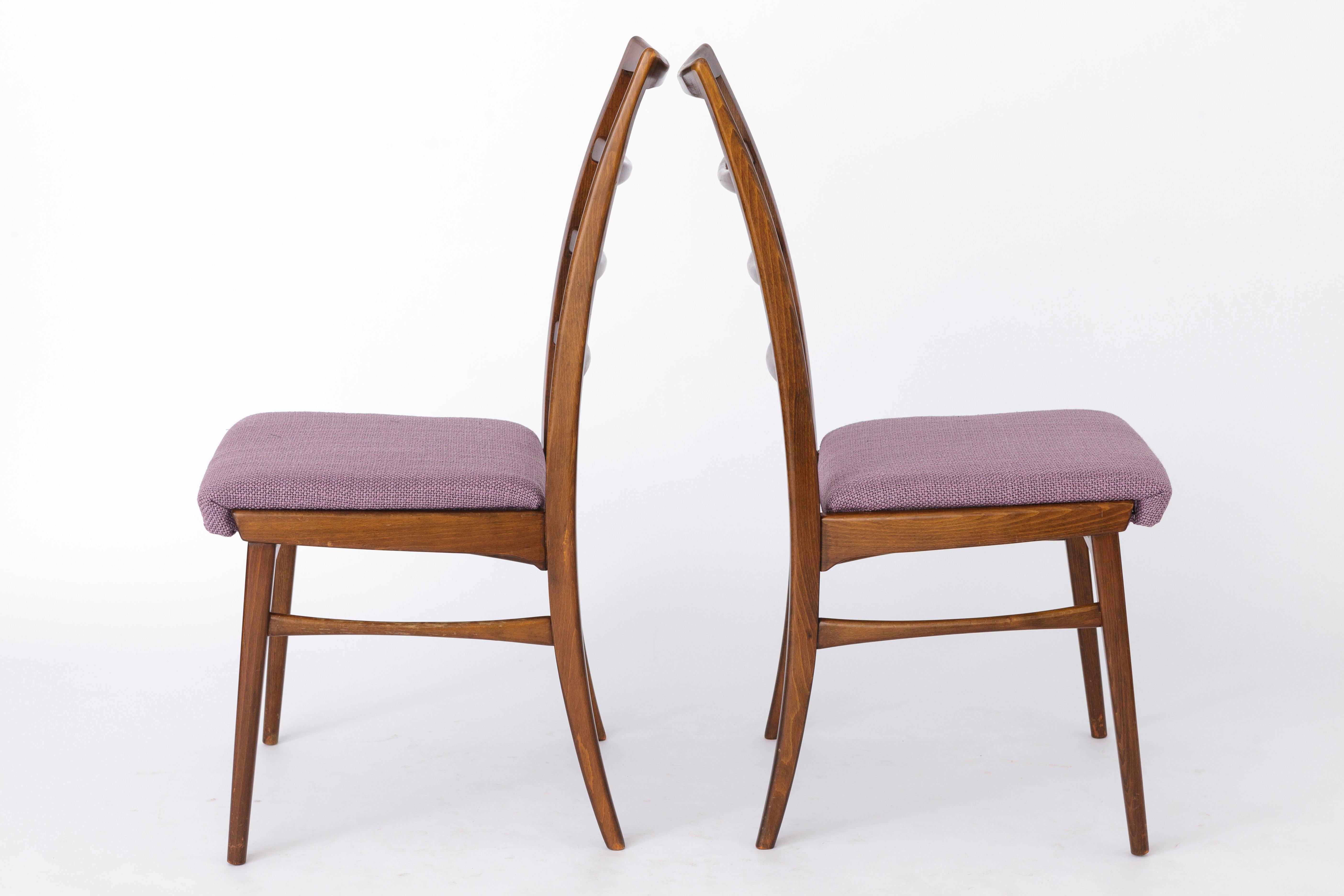 Mid-20th Century 2 of 6 Midcentury chairs, 1950s-1960s, Germany For Sale