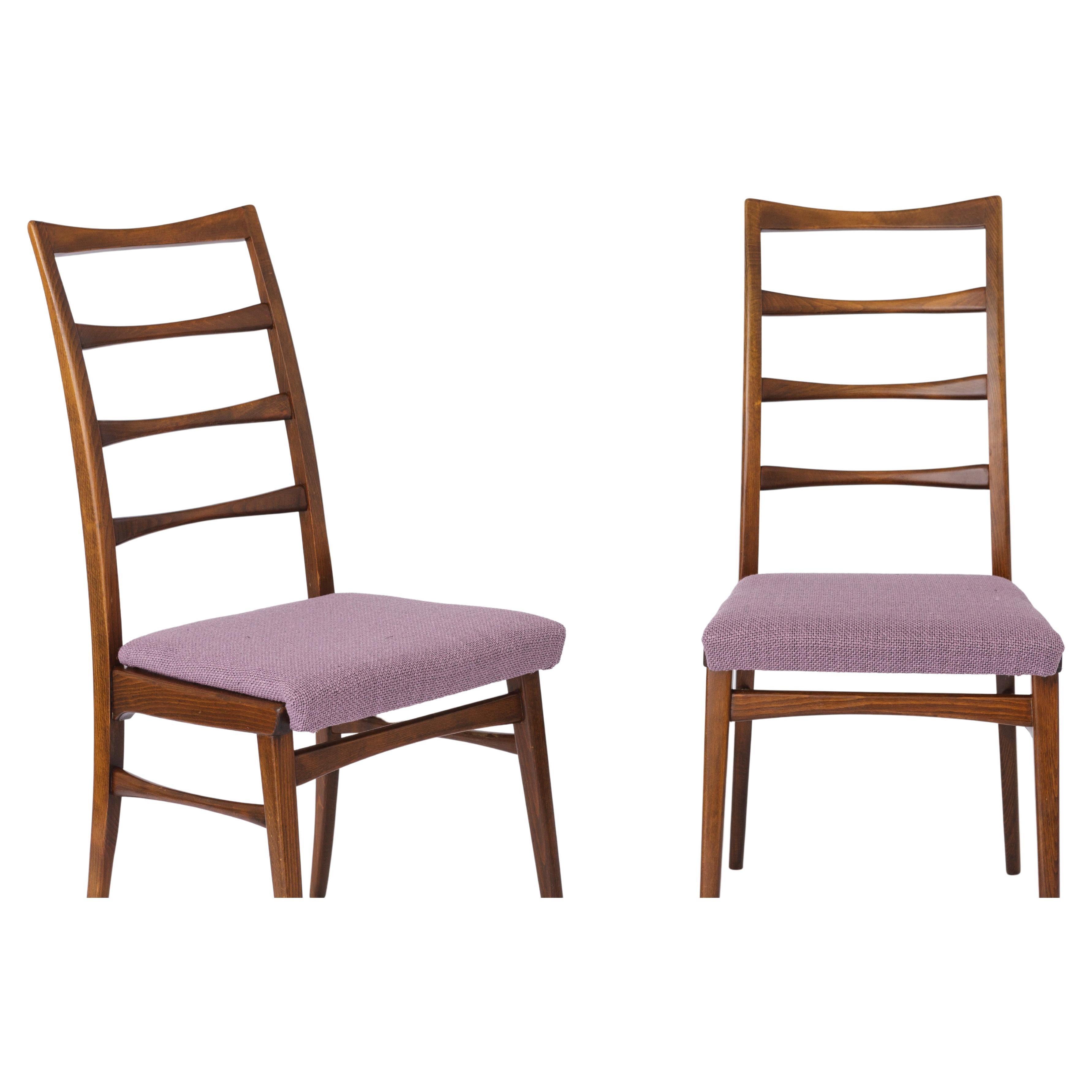 2 von 6 Stühle aus der Jahrhundertmitte, 1950er-1960er Jahre, Deutschland