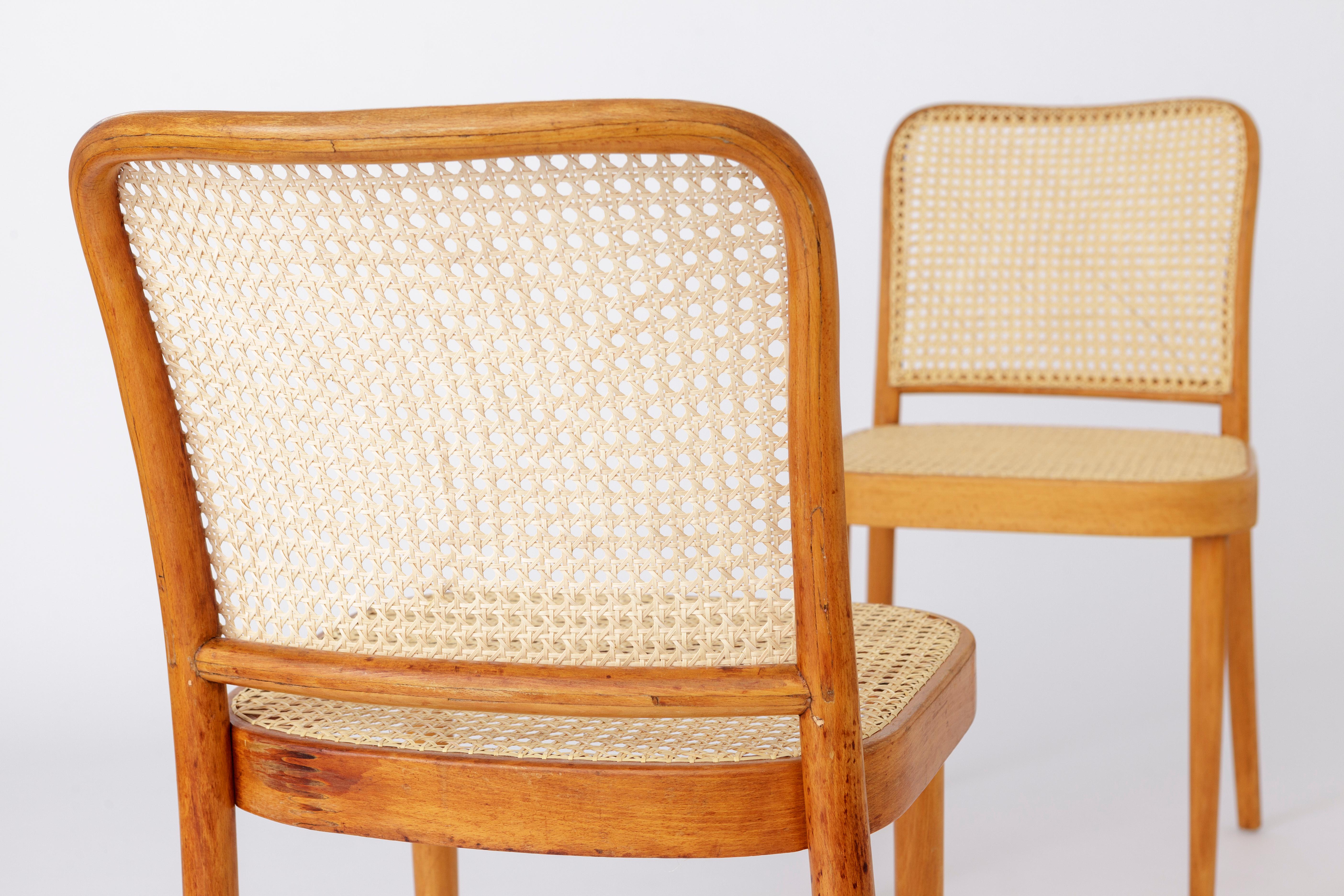 2 von 8 Ligna-Stühlen, 1960er-1970er Jahre, Tschechoslowakei, Vintage im Zustand „Gut“ im Angebot in Hannover, DE