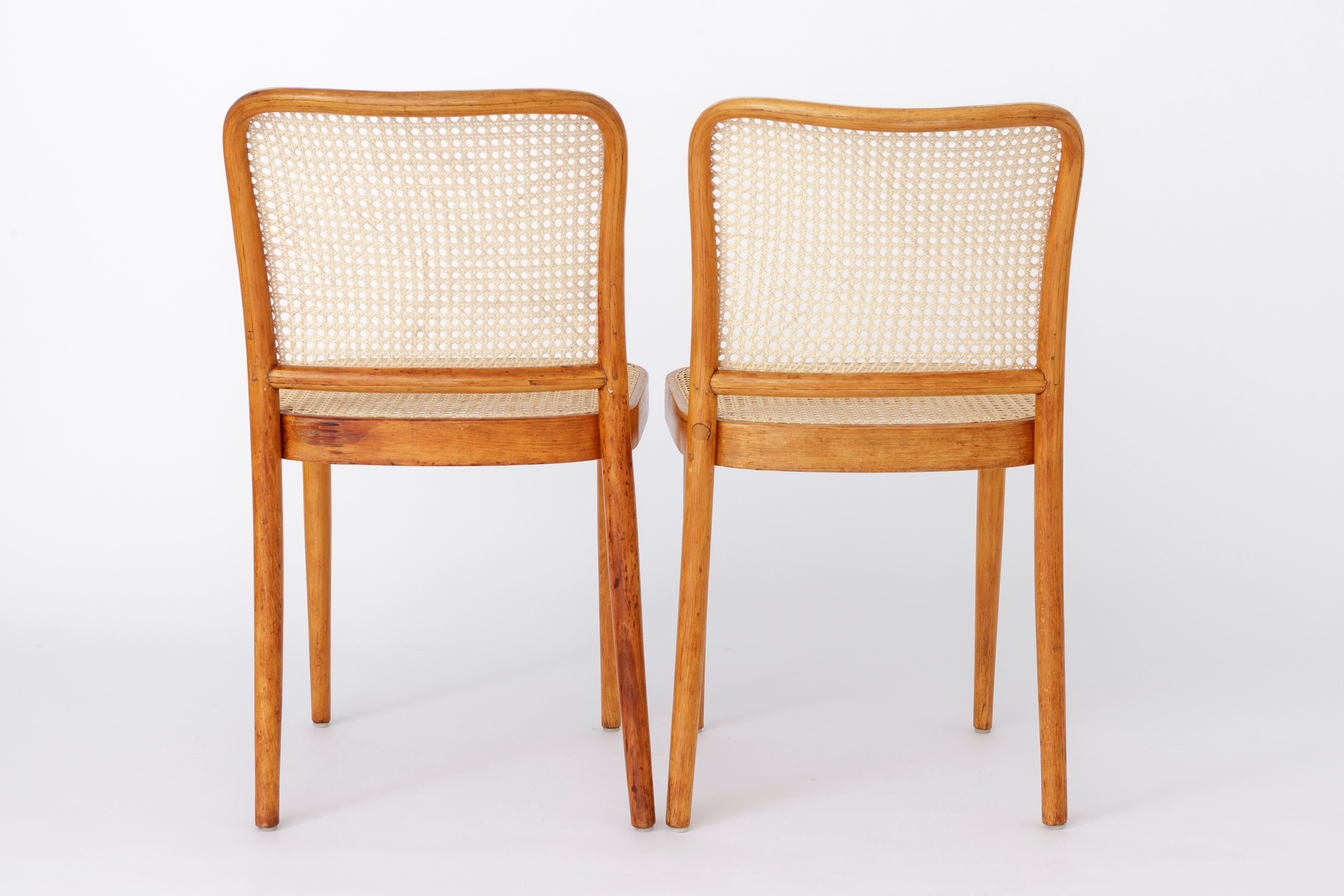 Mid-20th Century 2 of 8 Ligna chairs, 1960s-1970s, Czechoslovakia, Vintage For Sale