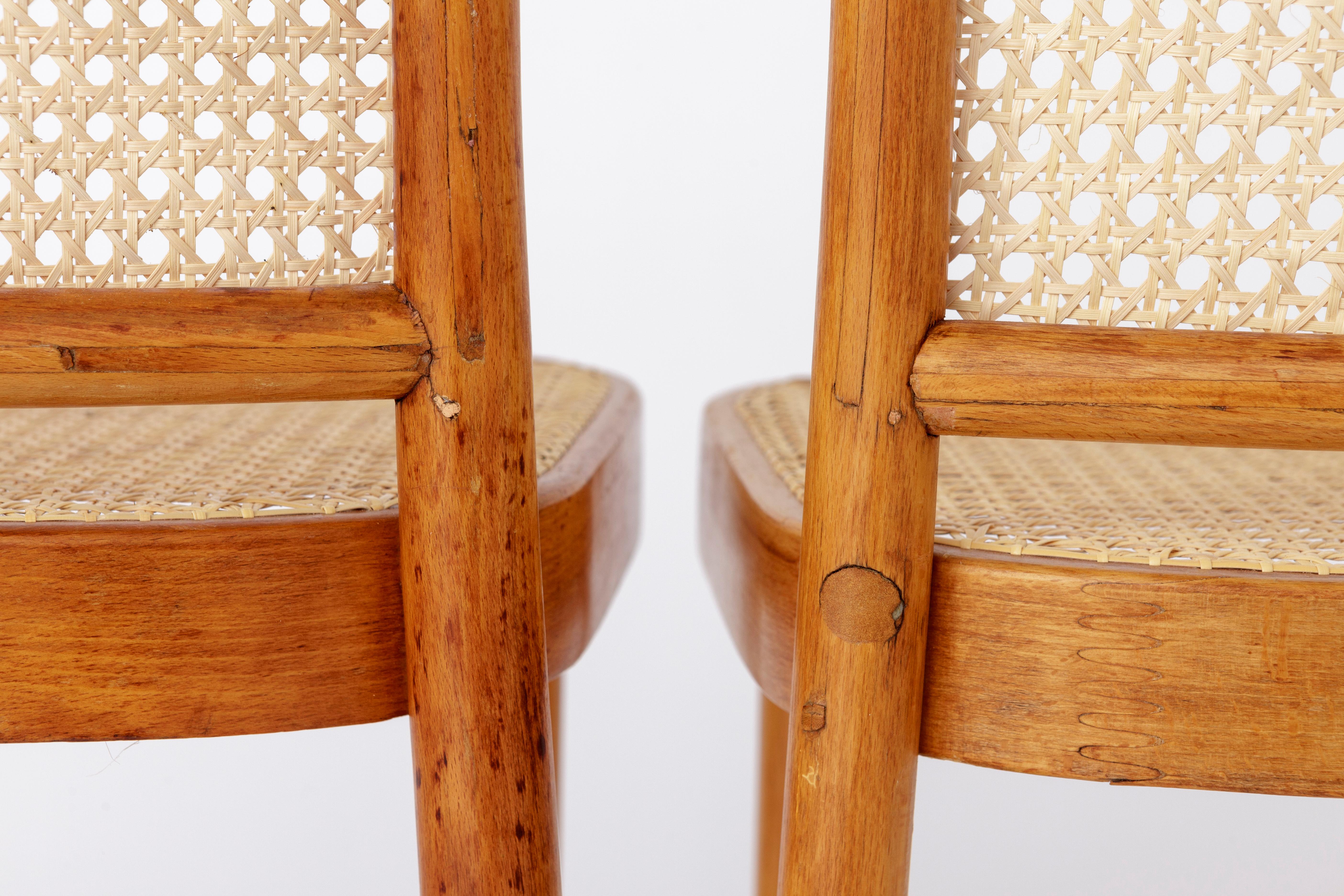 Mid-20th Century 2 of 8 Ligna chairs, 1960s-1970s, Czechoslovakia, Vintage For Sale
