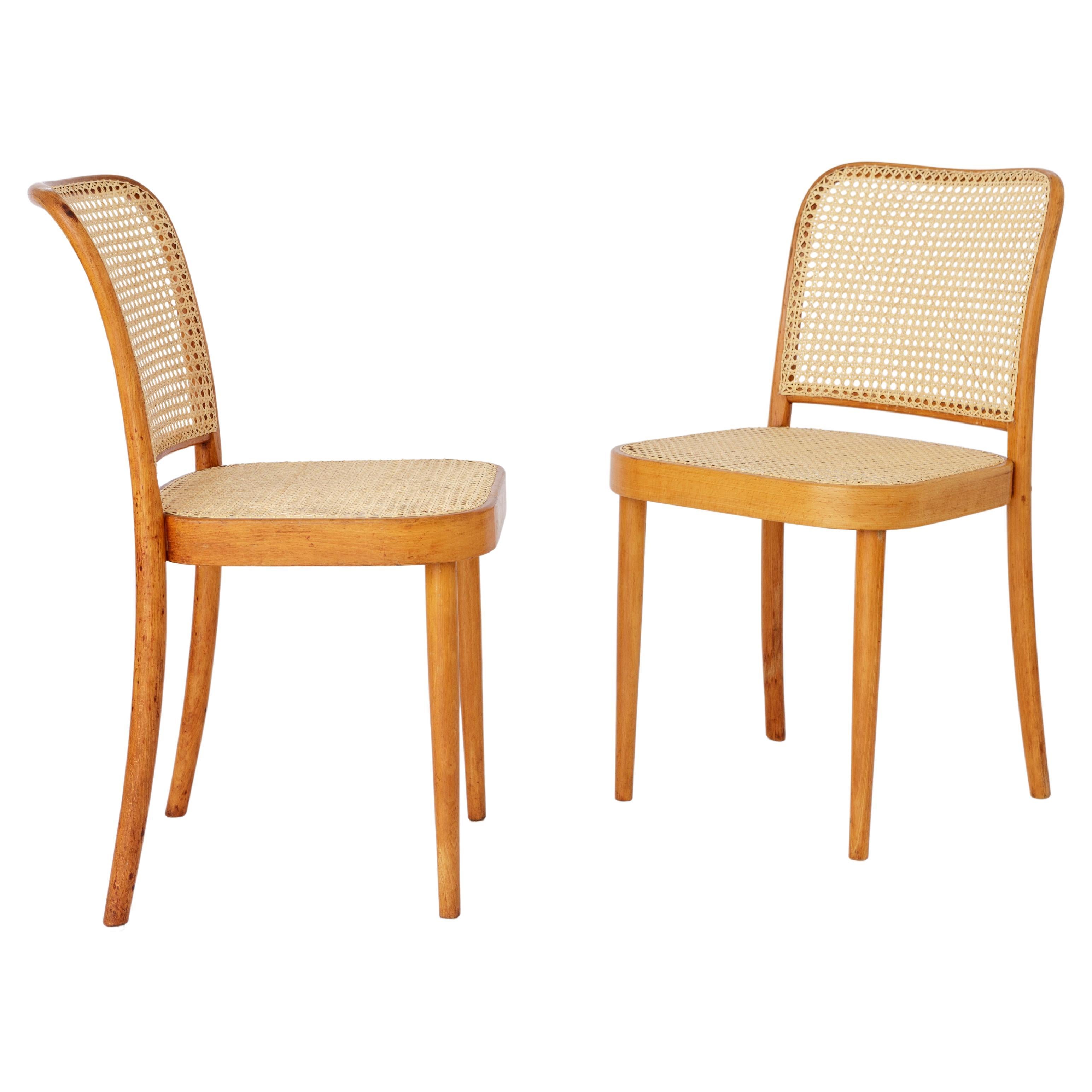 2 of 8 Ligna chairs, 1960s-1970s, Czechoslovakia, Vintage For Sale