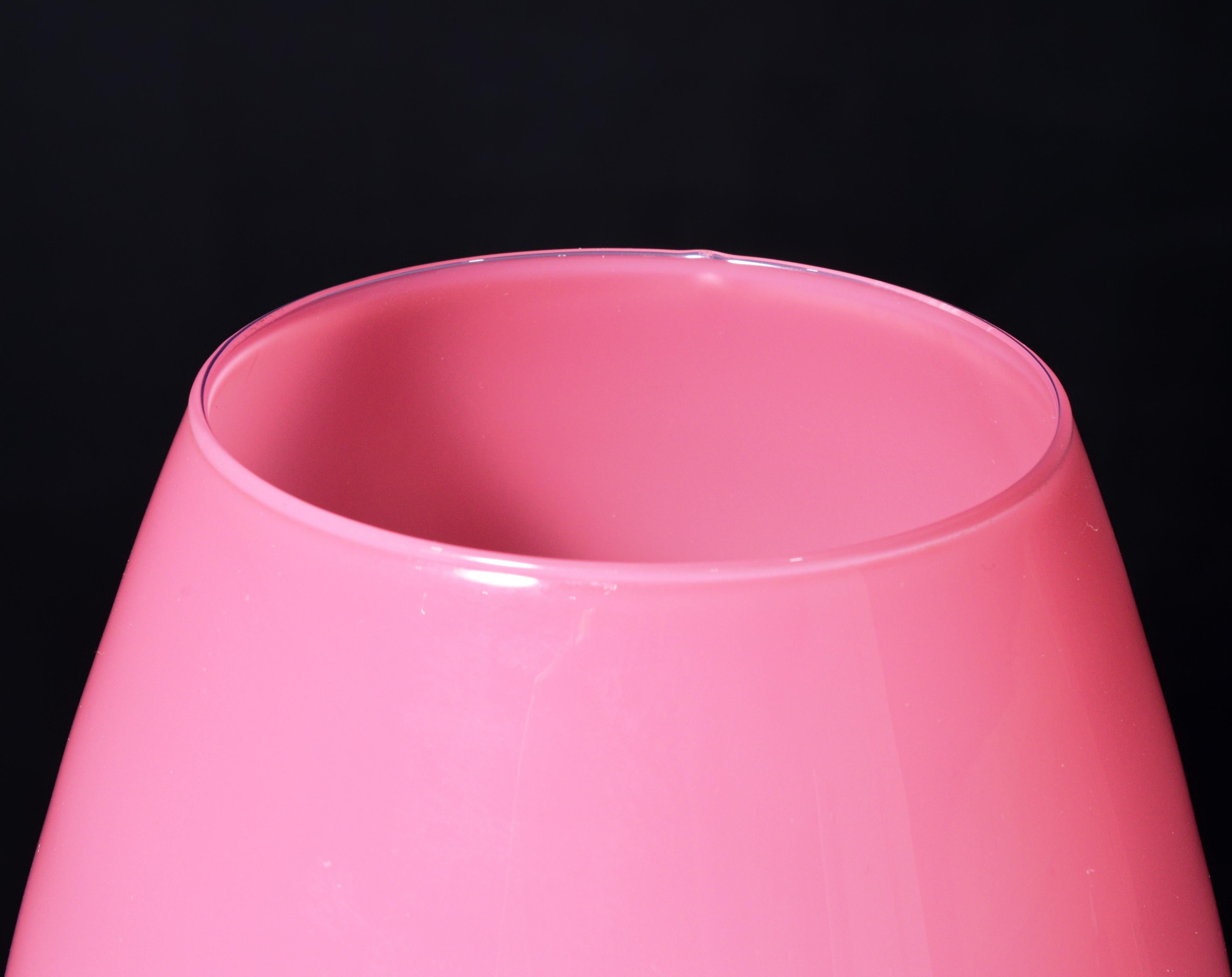 2 OPALINO Vessels Attributed to Archimede Seguso & Unknown, L. Pina Collection For Sale 3
