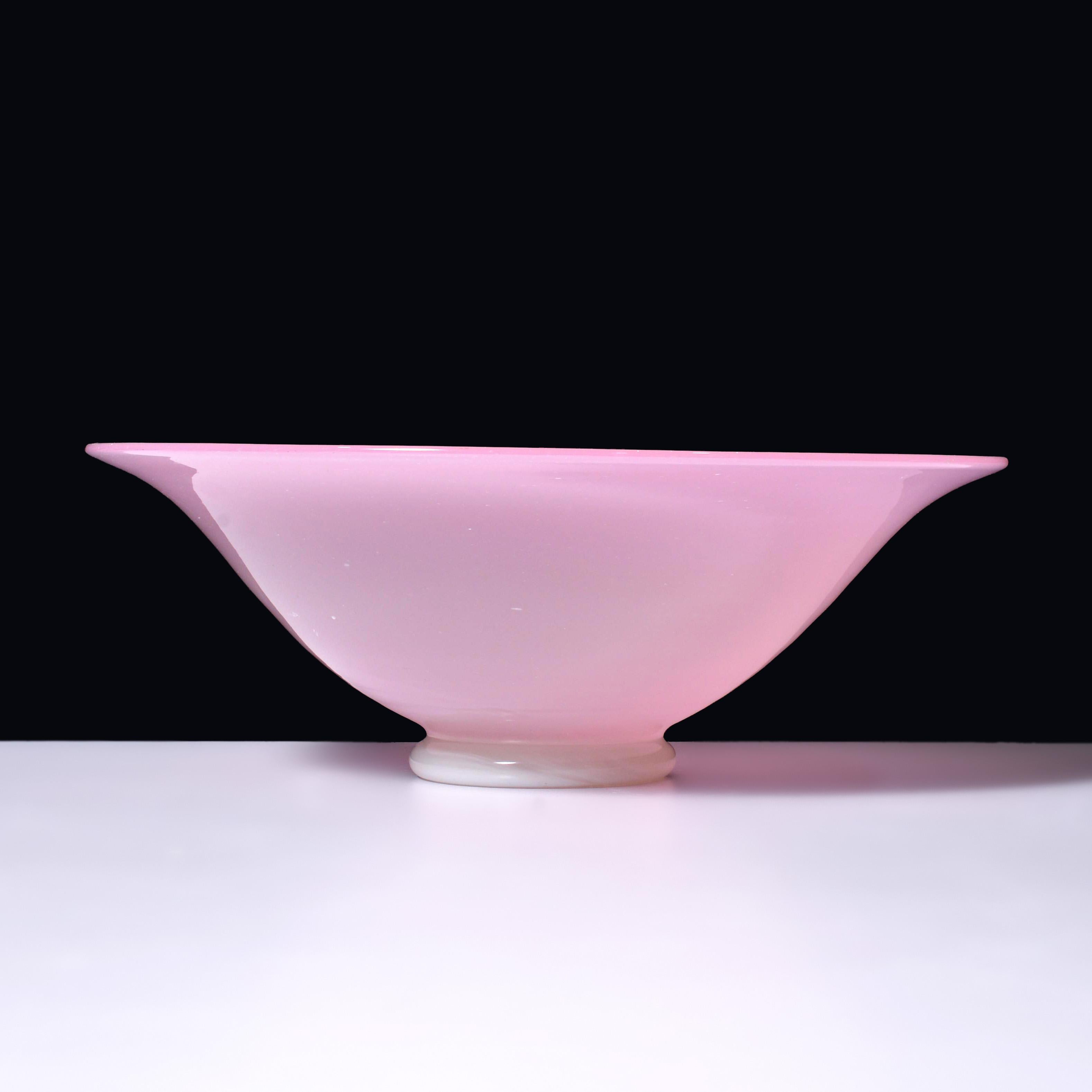 2 OPALINO Vessels Attributed to Archimede Seguso & Unknown, L. Pina Collection For Sale 9