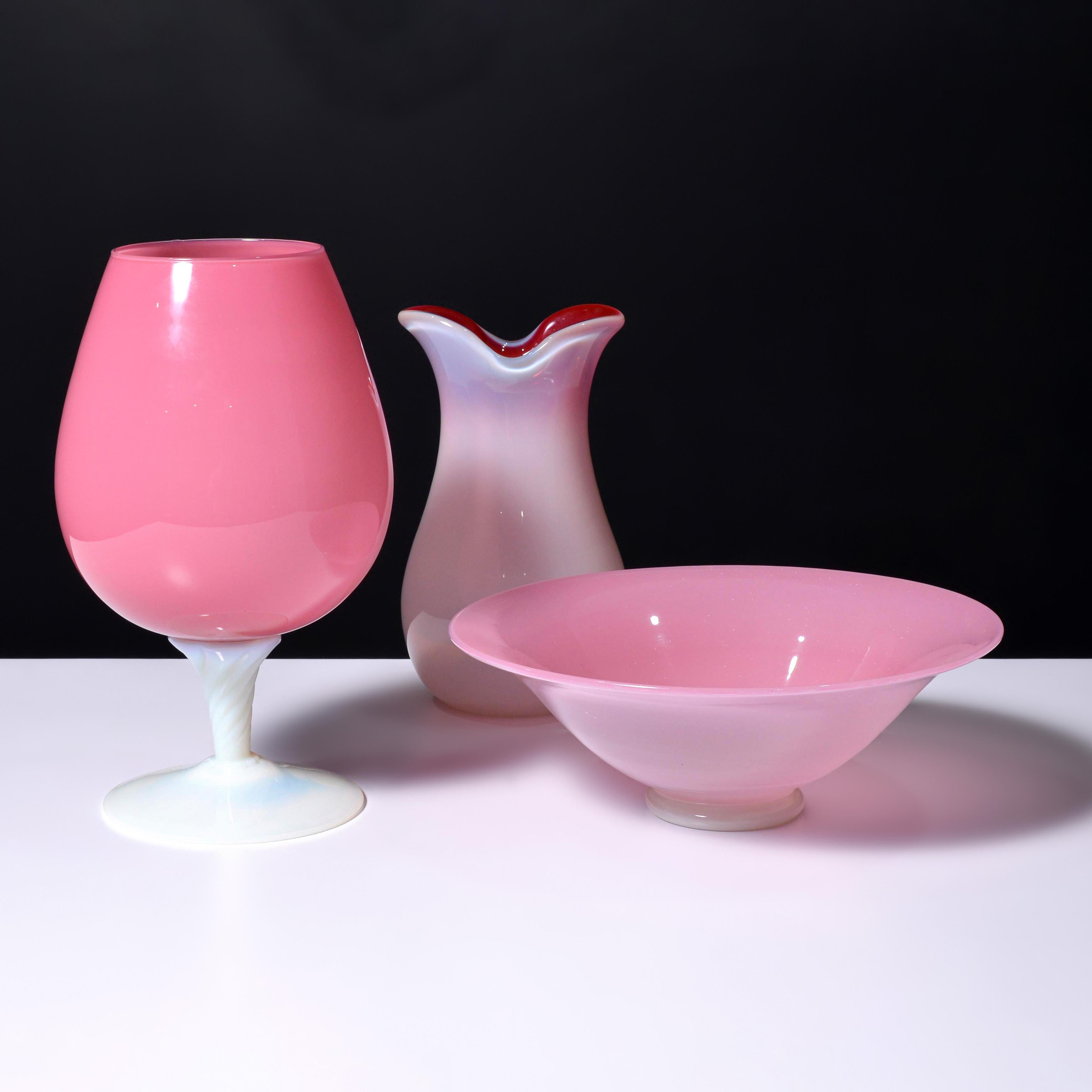 Artist/Designer; Manufacturer: Archimede Seguso (Italian, 1909-1999) (1), Archimede Seguso (Italian, 1909-1999), attributed (1)), unknown (1)
Marking(s); notes: Seguso label (1)
Materials: glass
Dimensions (H, W, D): largest: 12.5