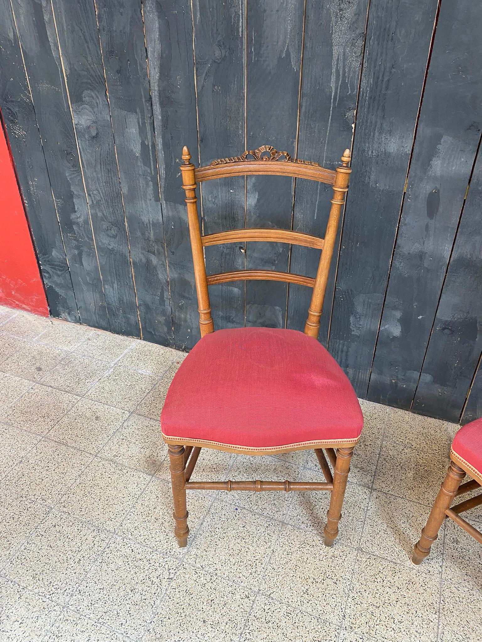 2 Original Napoleon III Chairs, France, 1850s In Good Condition For Sale In Saint-Ouen, FR