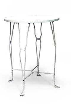 2 Outdoor Victorian Style Wire Café Tables