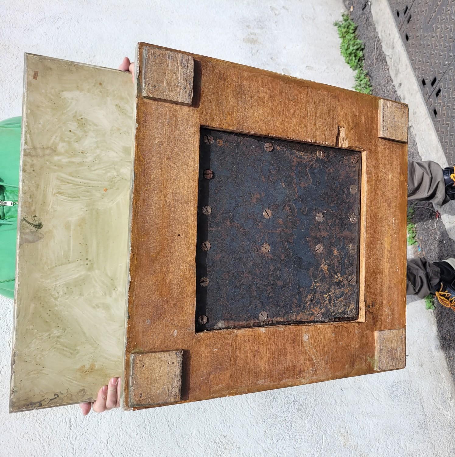 2 Painted Faux Marble Side Tables Or Sofa Ends, 20th Century For Sale 6