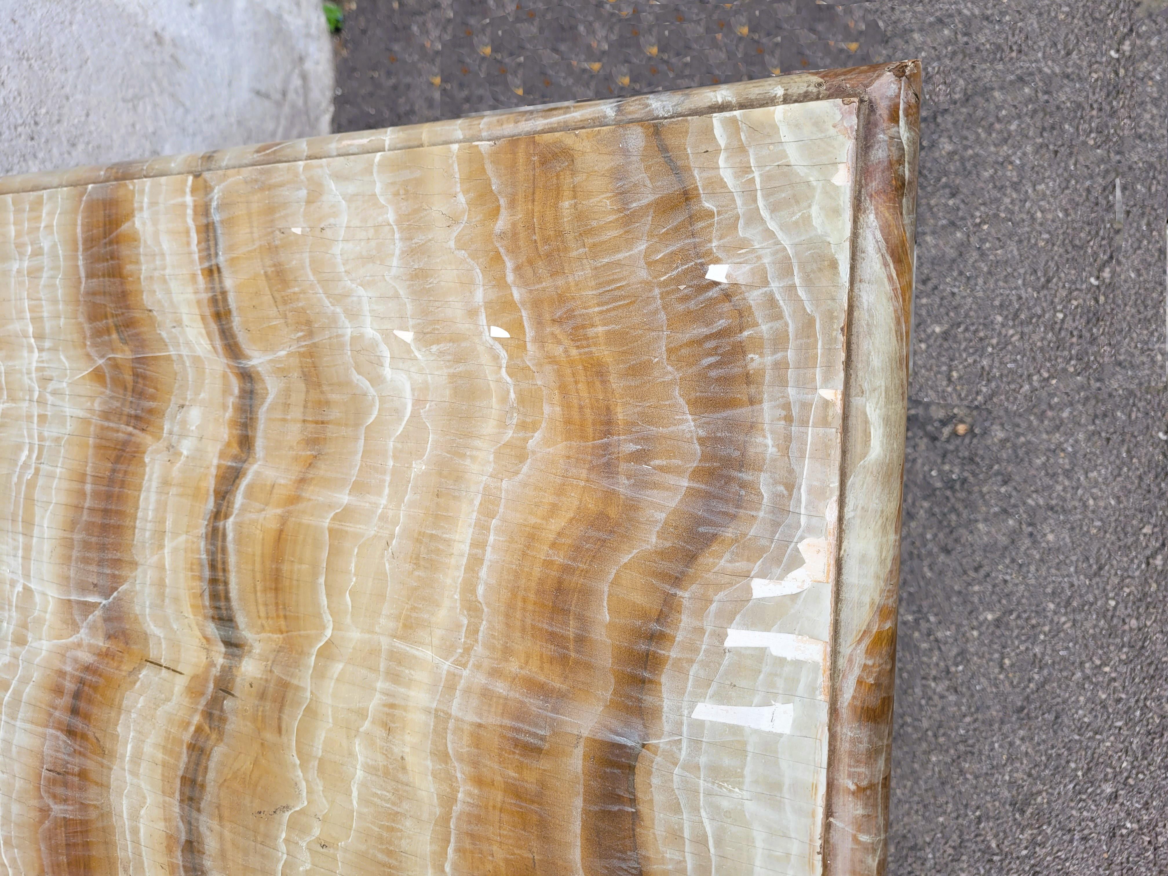 2 Painted Faux Marble Side Tables Or Sofa Ends, 20th Century For Sale 2