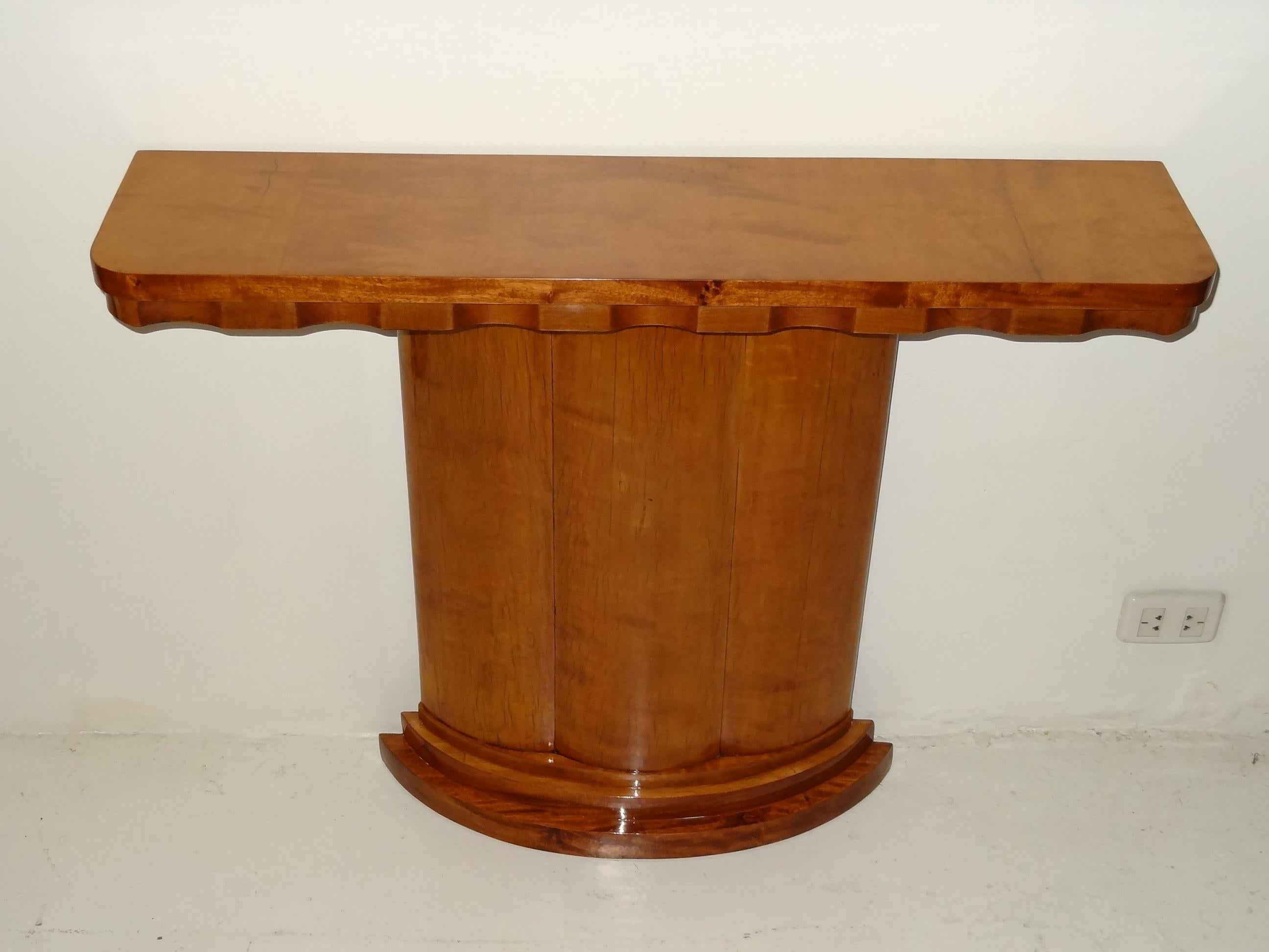 Wood 2 Pair of Consoles Style Art Deco 1930 French For Sale