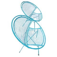 2 pares de sillas de salón Radar Modernas de mediados de siglo Maurizio Tempestini para Salterini