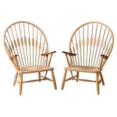 Pair of Hans Wegner Peacock Chairs