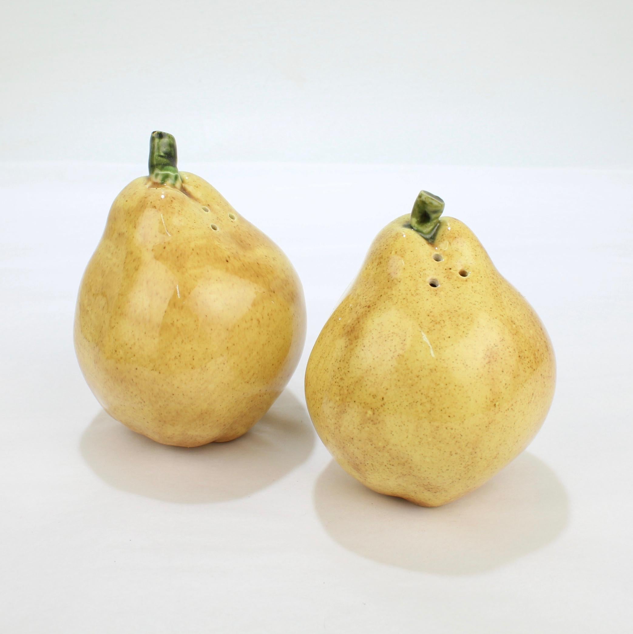 pear salt and pepper shakers