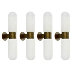 2 Pairs of "Pill" Sconces by Carlo Nason for Mazzega