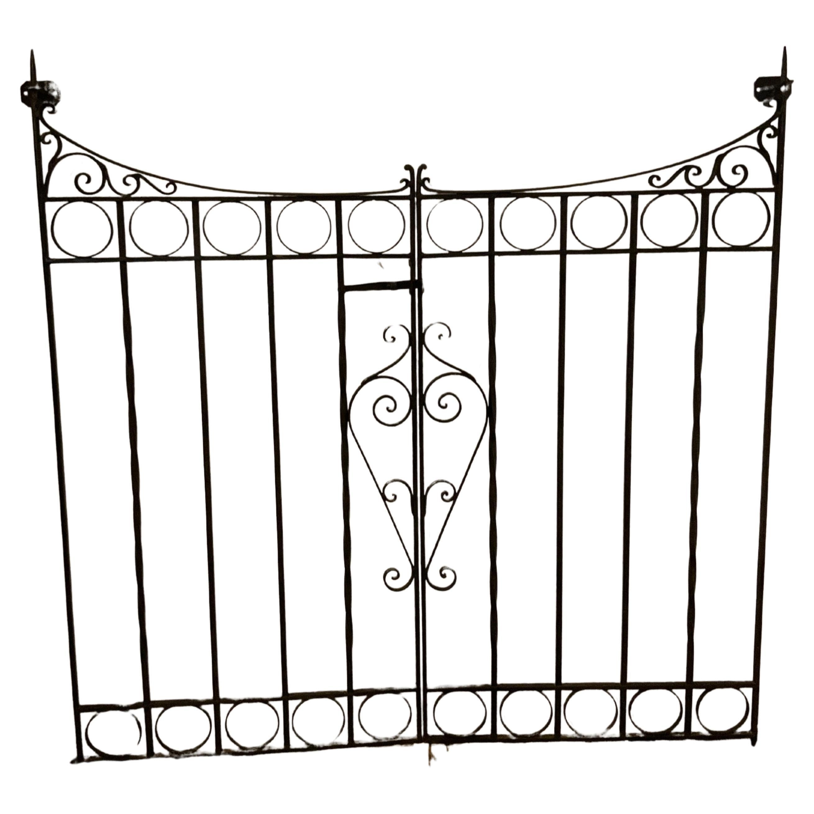 Pair Of Wrought Iron Garden Gates