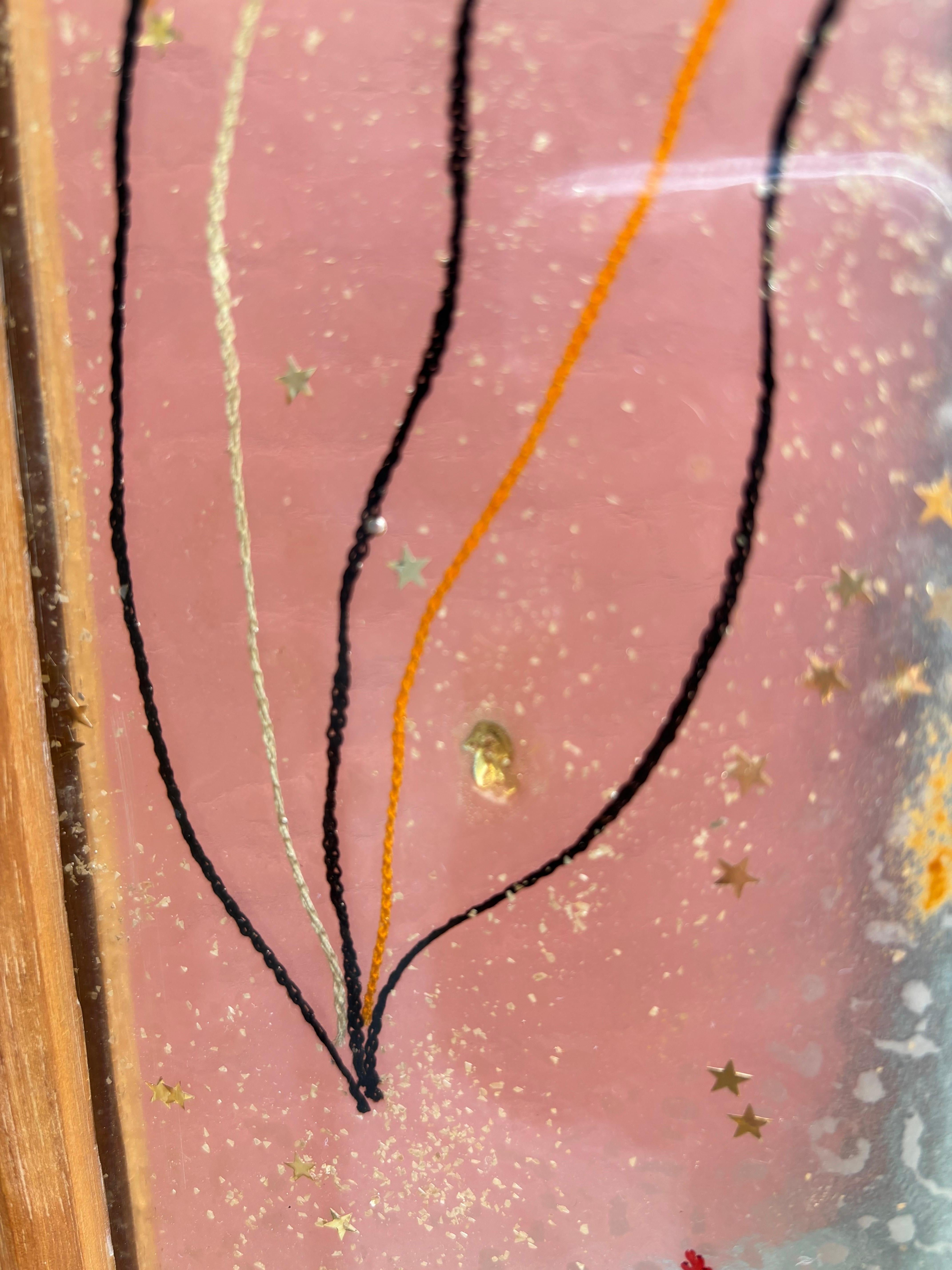Paravento a 2 pannelli Foldes con pannelli astratti in lucite in vendita 2