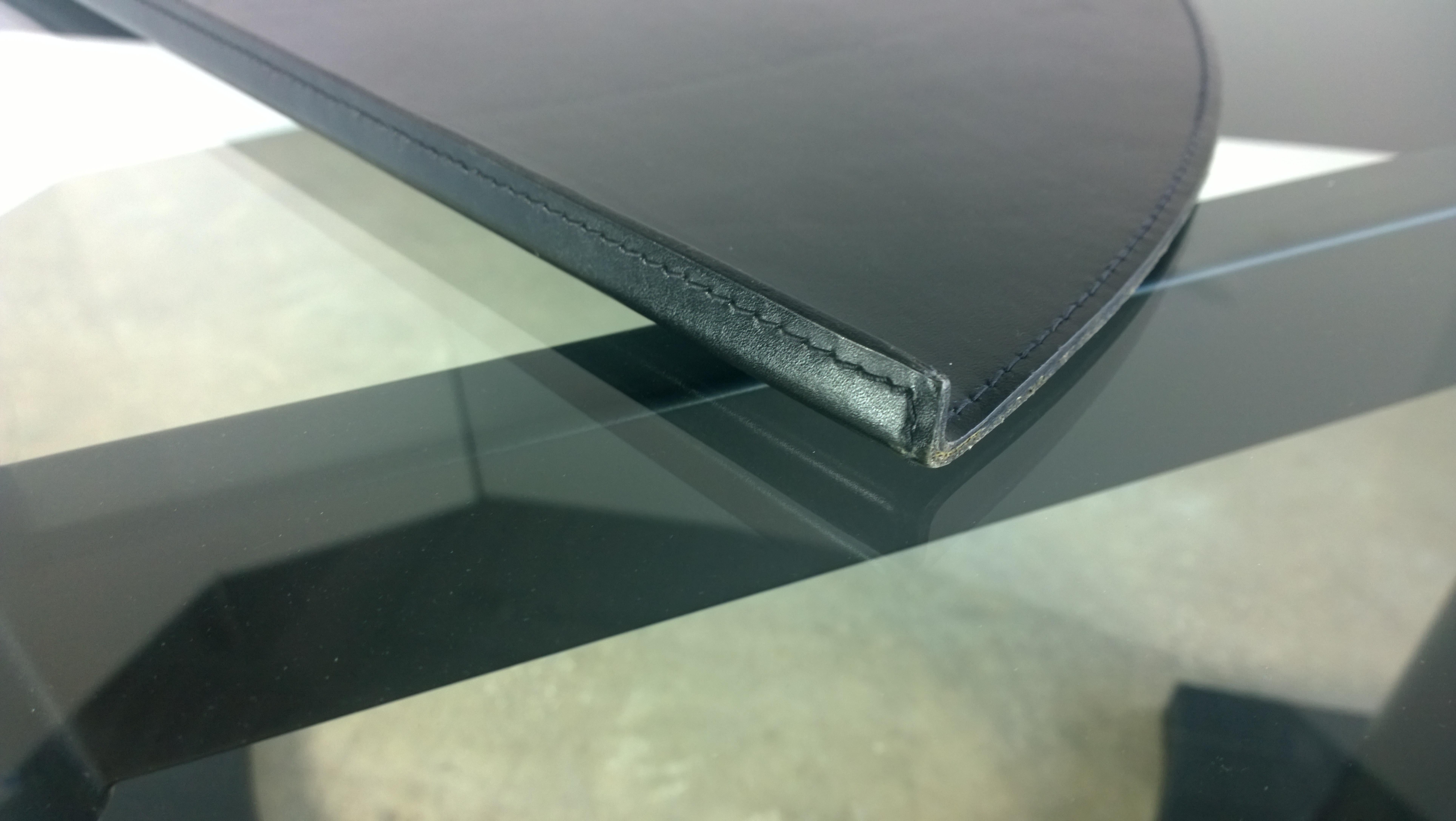 2 Part Glass and Black Metal Pace Arkitera Desk 450 Design Pierfranco Bagarotti 8