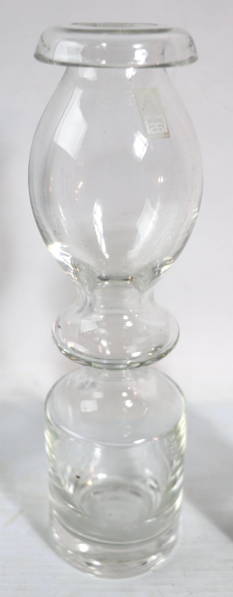 2 Pc Mid Century Art Glass Nanny Still Pompadour Tamara Aladin Riihimaen Lasi Oy For Sale 1