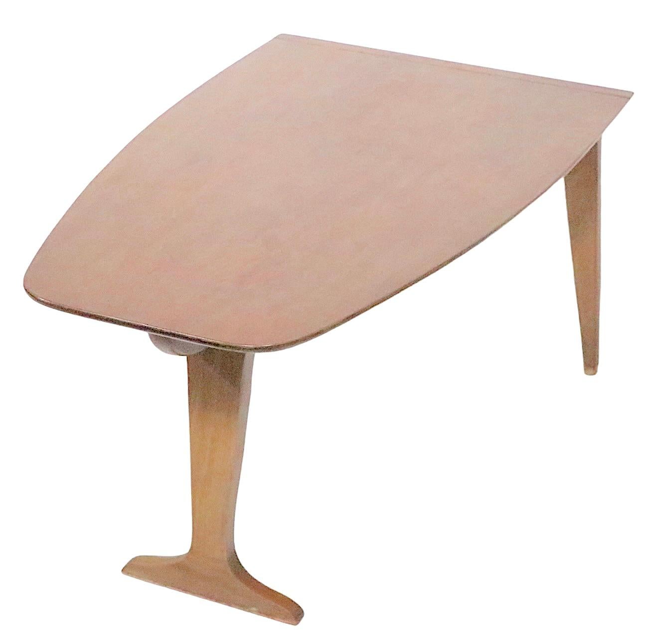 2 pc. Mid Century Surfboard Coffee Table by John Van Koert for Drexel c. 1960’s  For Sale 1
