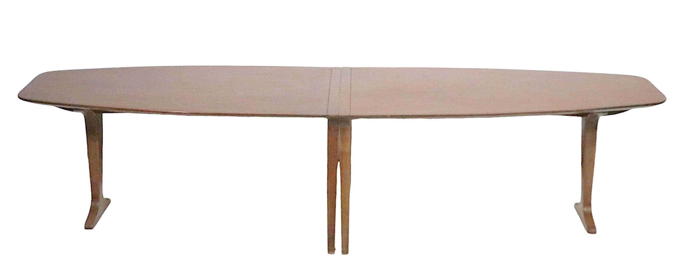 2 pc. Mid Century Surfboard Coffee Table by John Van Koert for Drexel c. 1960’s  In Good Condition For Sale In New York, NY