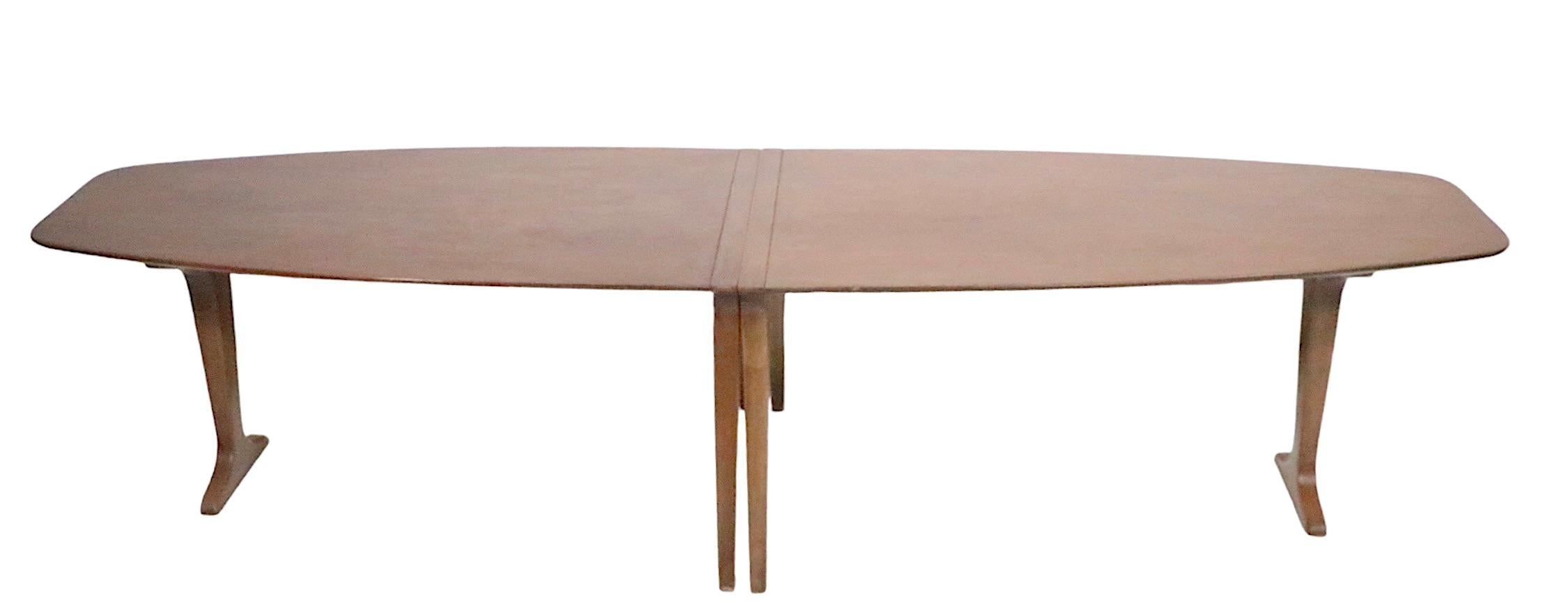 20th Century 2 pc. Mid Century Surfboard Coffee Table by John Van Koert for Drexel c. 1960’s  For Sale