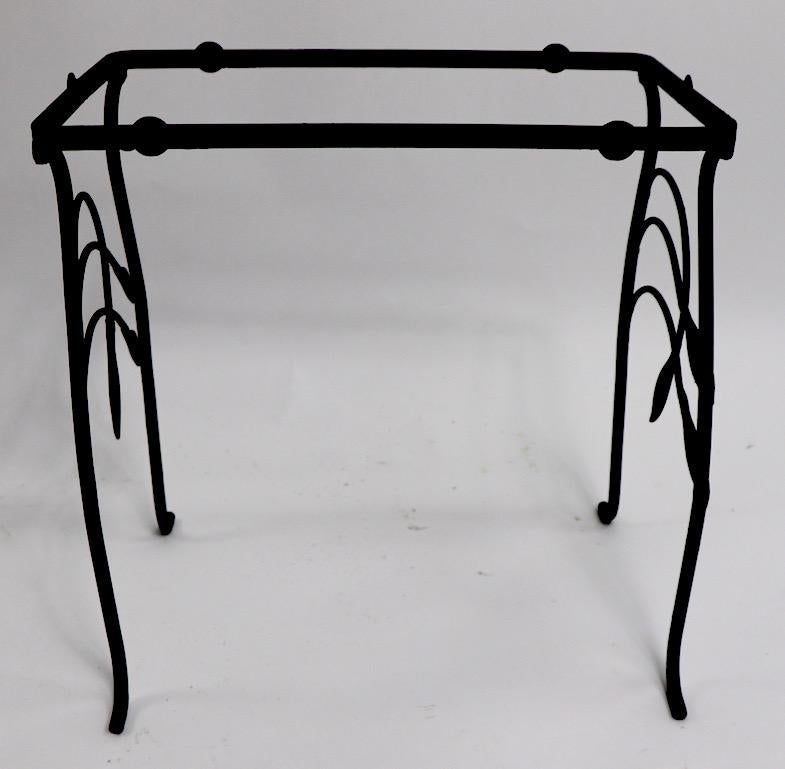 2-Piece Wrought Iron Nesting Tables after Salterini 2