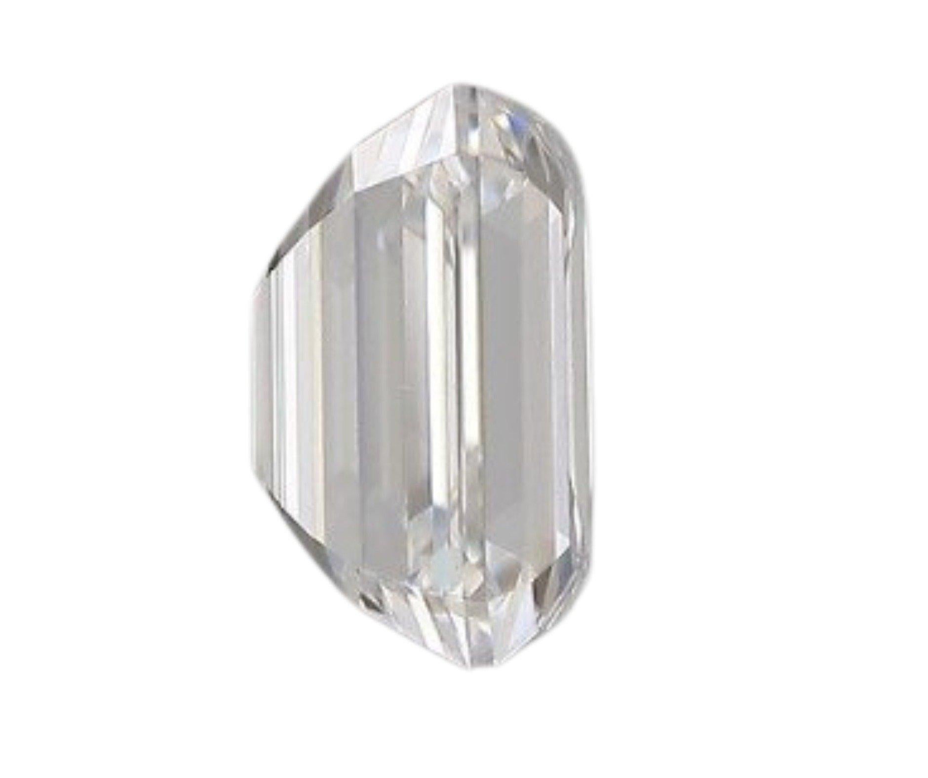Emerald Cut 2 Pcs Natural Diamonds, 0.81 Ct, Emerald, I, If 'Flawless', GIA Certificate For Sale