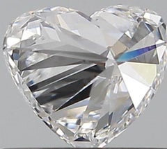 2 Pcs Natural Diamonds, 1.00 Ct, Heart, D 'Colourless' VS1, GIA Certificate