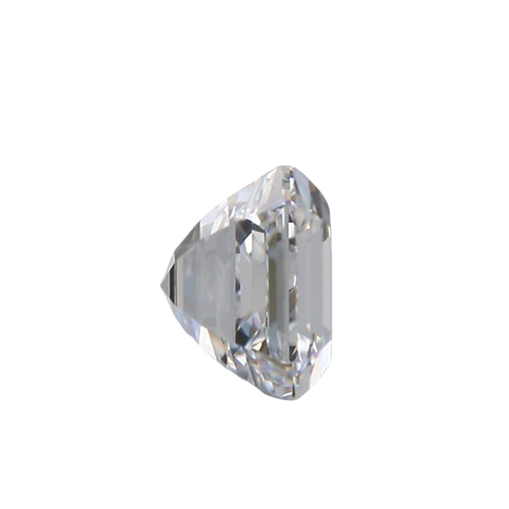Taille Asscher 2 pices de diamants naturels 1,85 carat, Asscher, D  Colorless , VVS, certifis GIA en vente