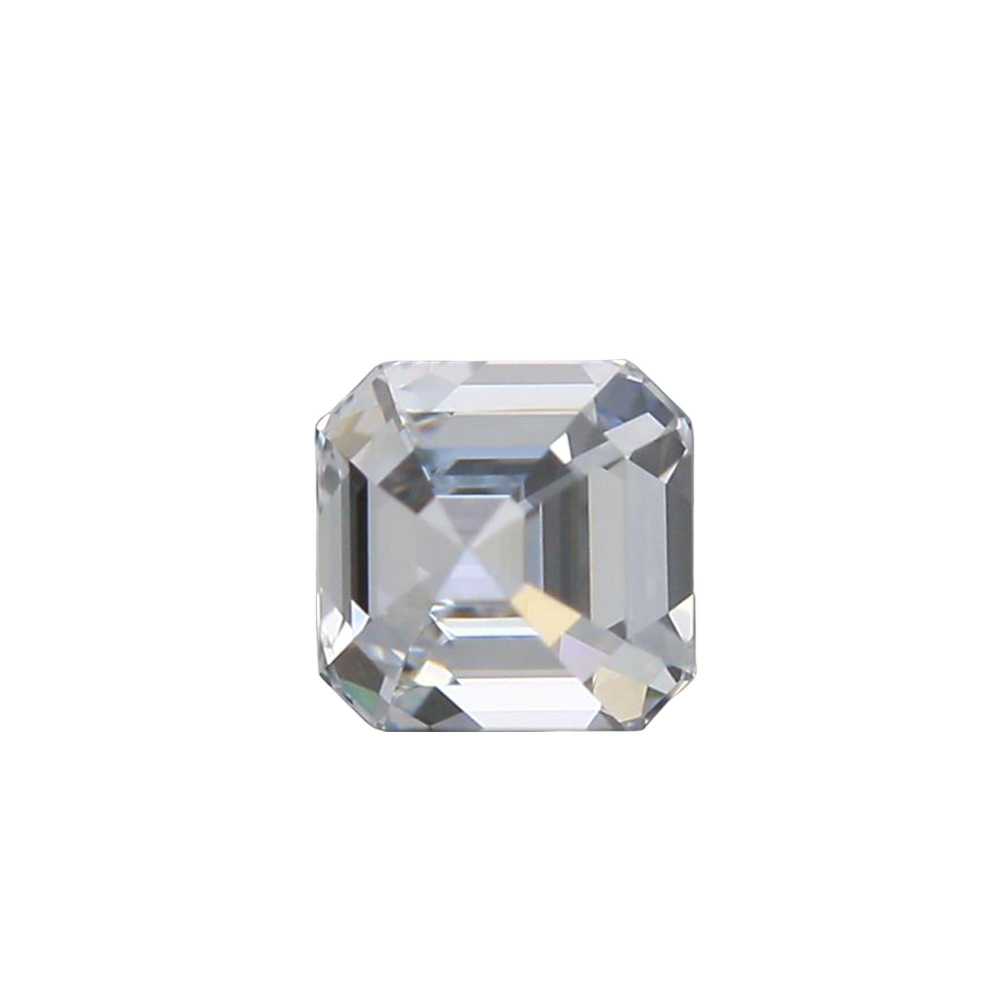2 pices de diamants naturels 1,85 carat, Asscher, D  Colorless , VVS, certifis GIA Unisexe en vente