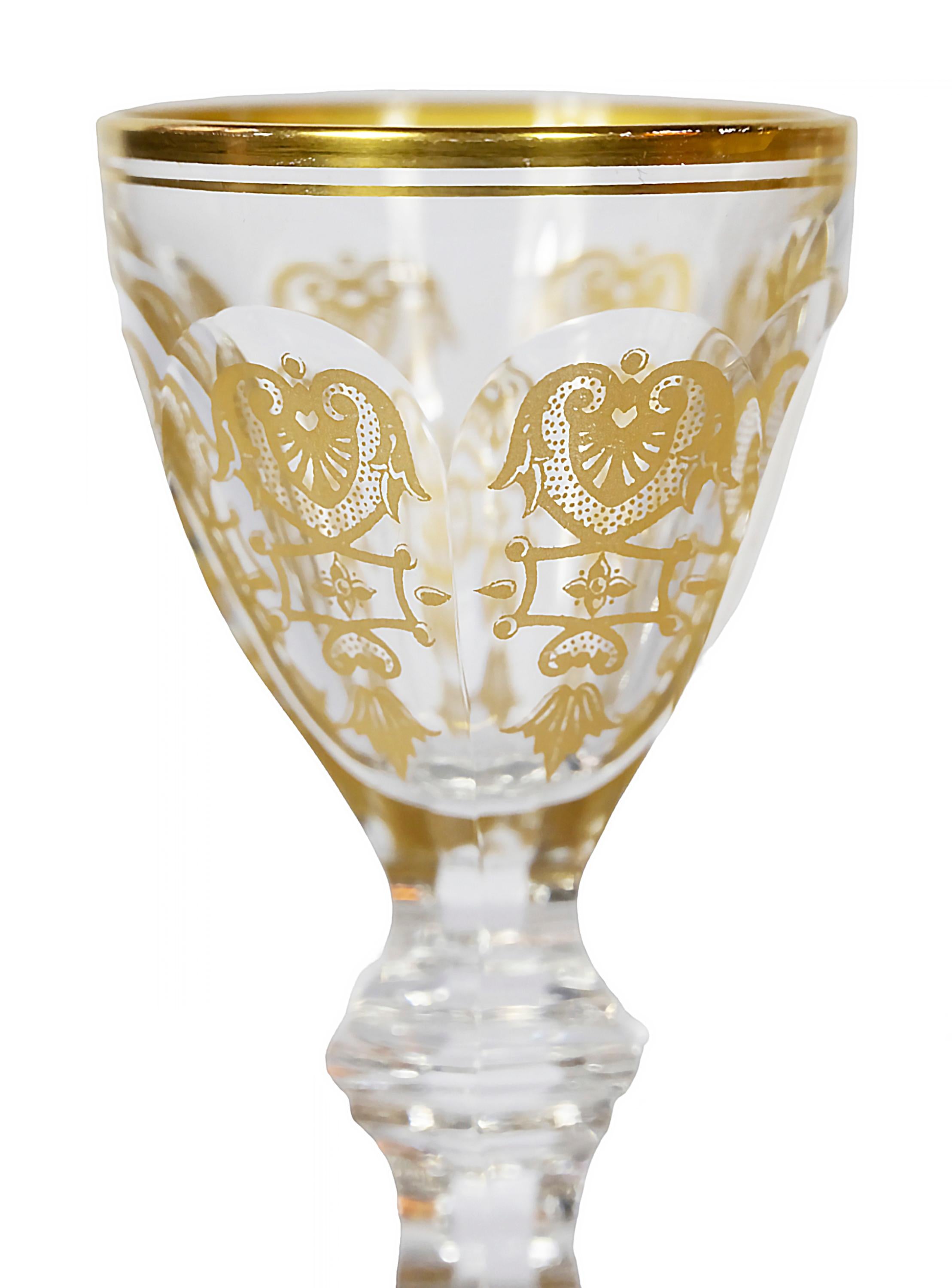 French 2 Pcs. Set of Baccarat Harcourt Empire Collection Crystal Glasses For Sale