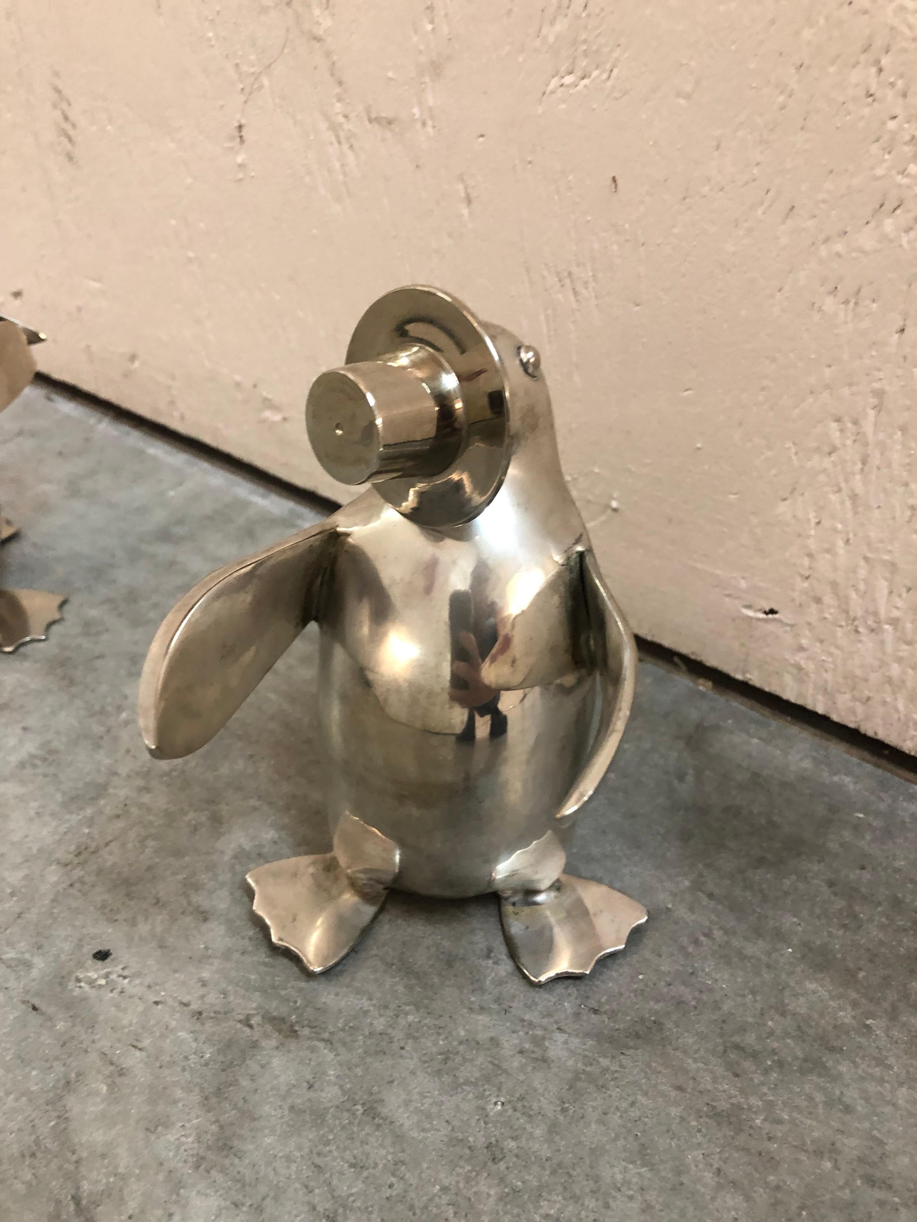 Mid-Century Modern 2 penguin sculptures, 1950 For Sale