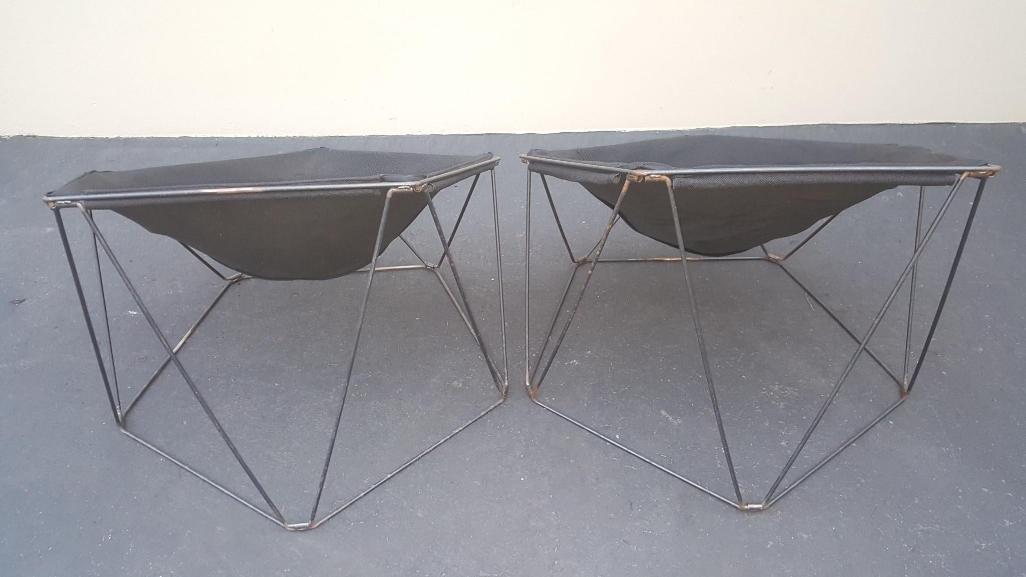 2 Penta Chairs Jean-Paul Barray & Kim Moltzer for Wilhelm Bofinger 1960s France For Sale 2