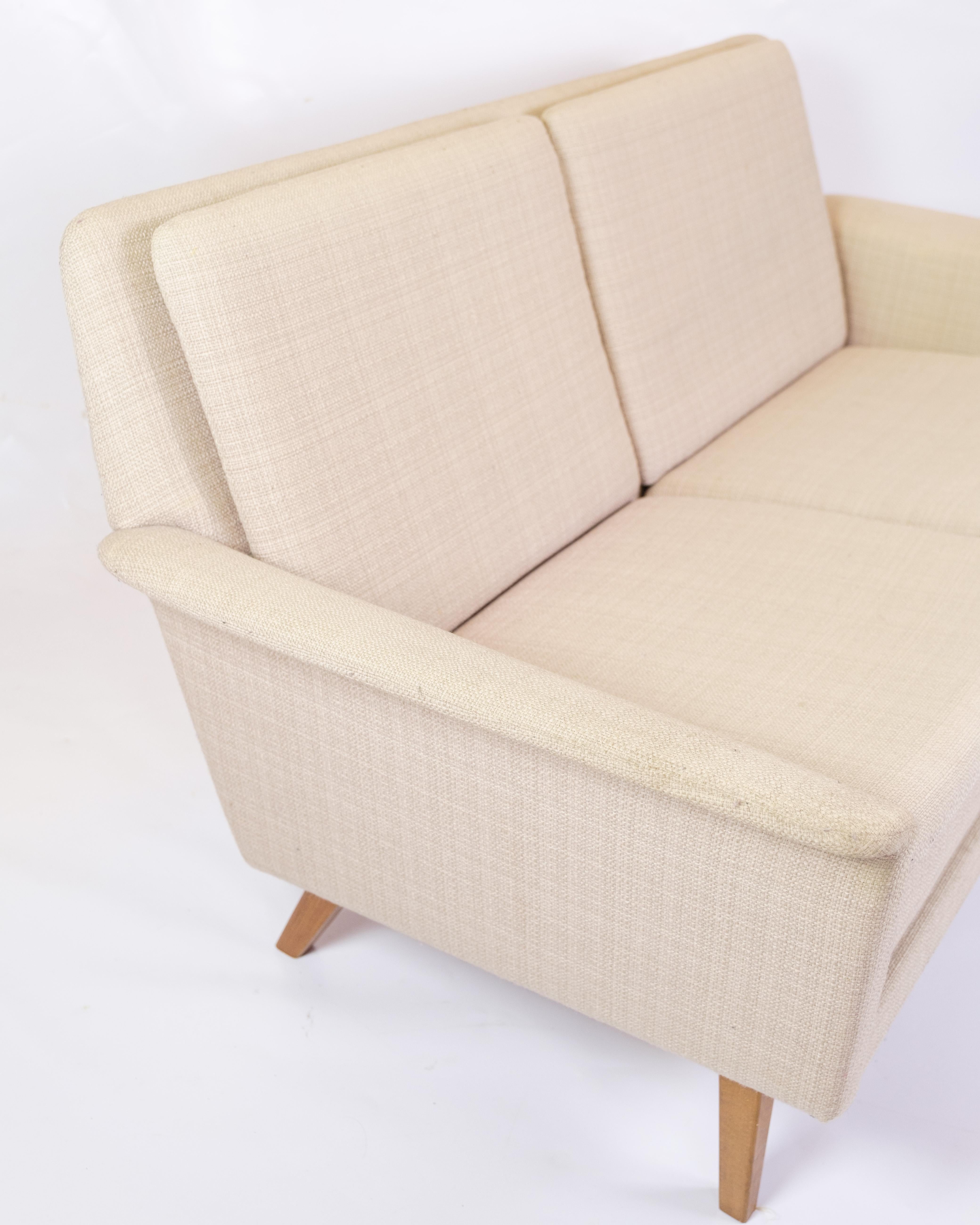Late 20th Century 2 person DUX Sofa Made In Light Wool By Folke Ohlsson For Fritz Hansen For Sale