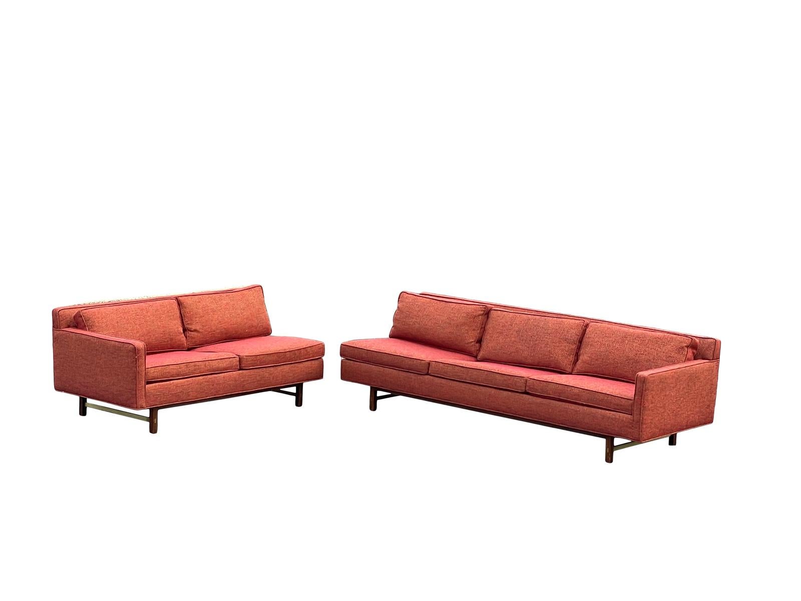 Two piece directional sofa designed by Paul Mccobb smaller section is 62 inches feel free to reach out with any questions
