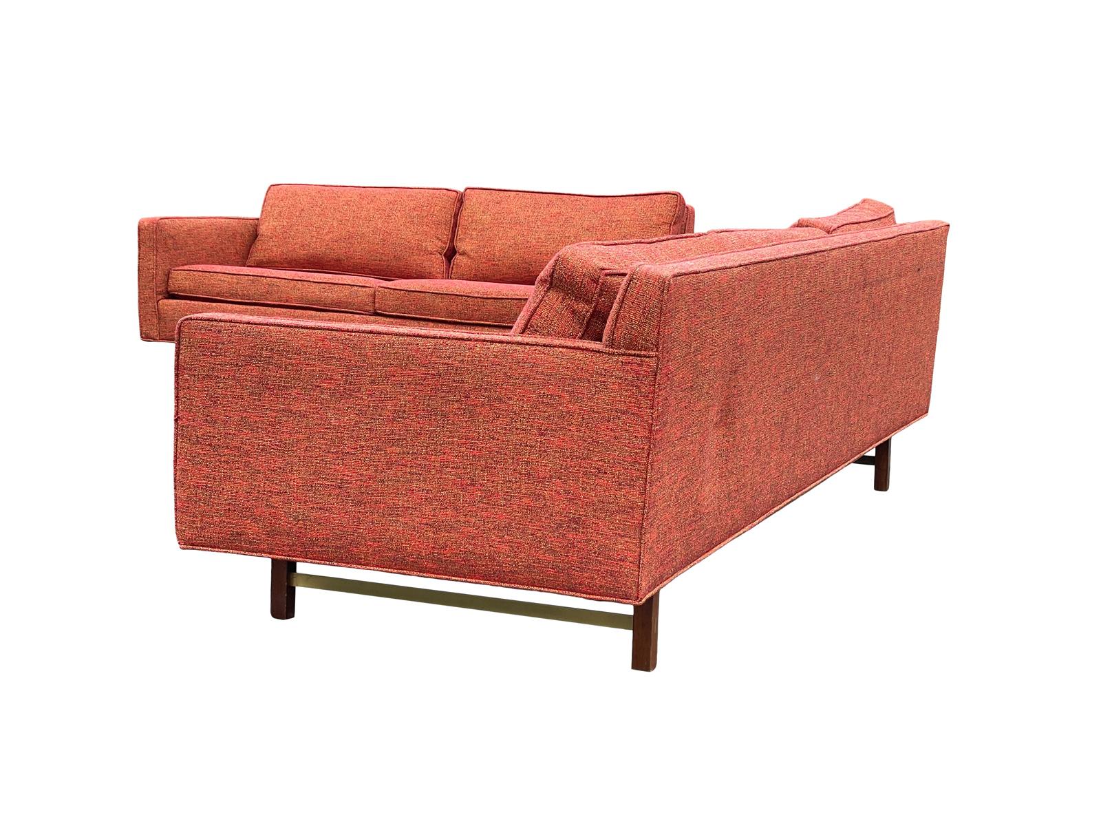 Mid-Century Modern 2 Piece Directional Sofa Designed by Paul Mccobb For Sale