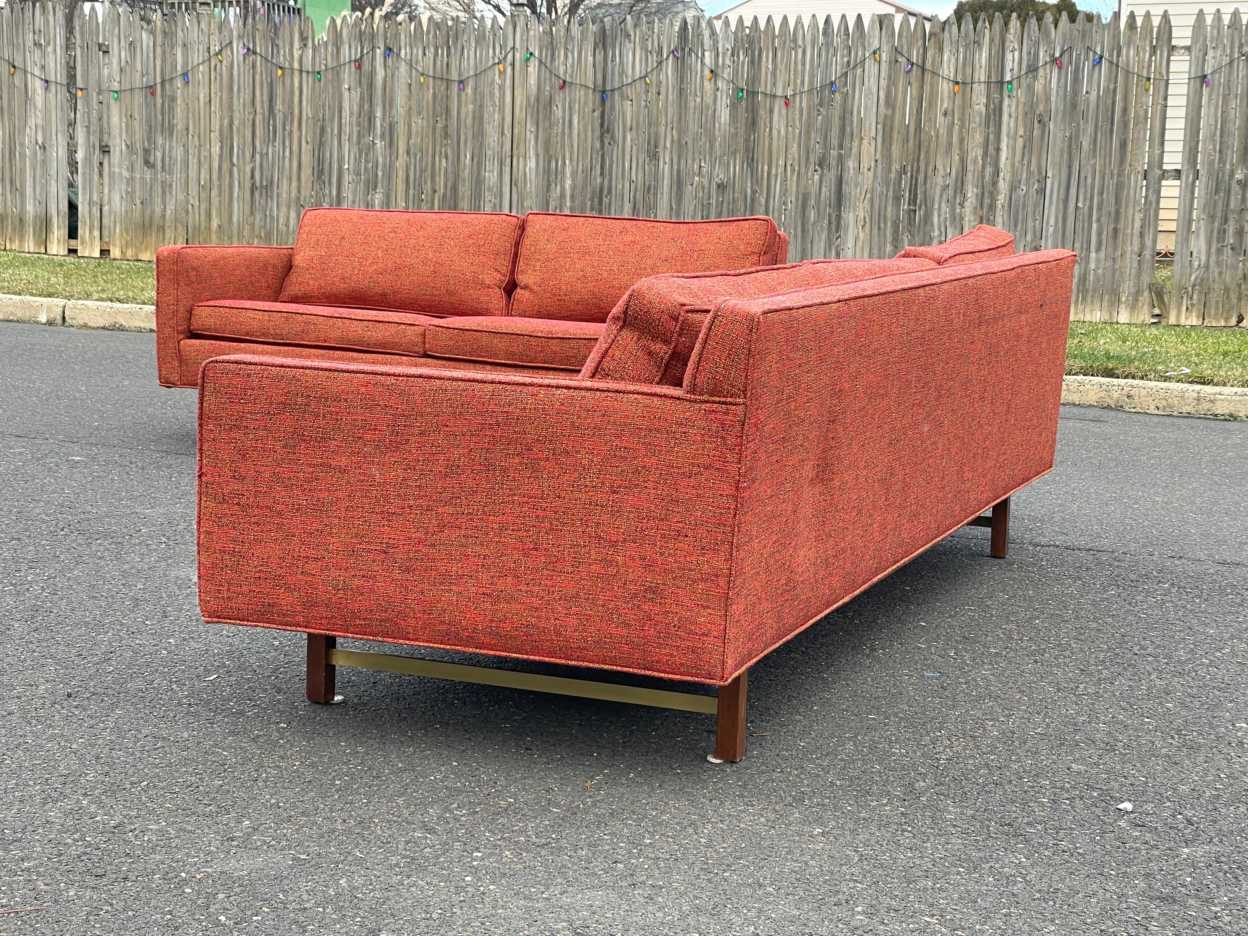 Mid-20th Century 2 Piece Directional Sofa Designed by Paul Mccobb For Sale