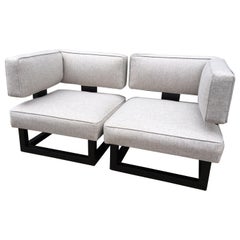 2-Piece Loveseat attributed to T H Robsjohn Gibbings