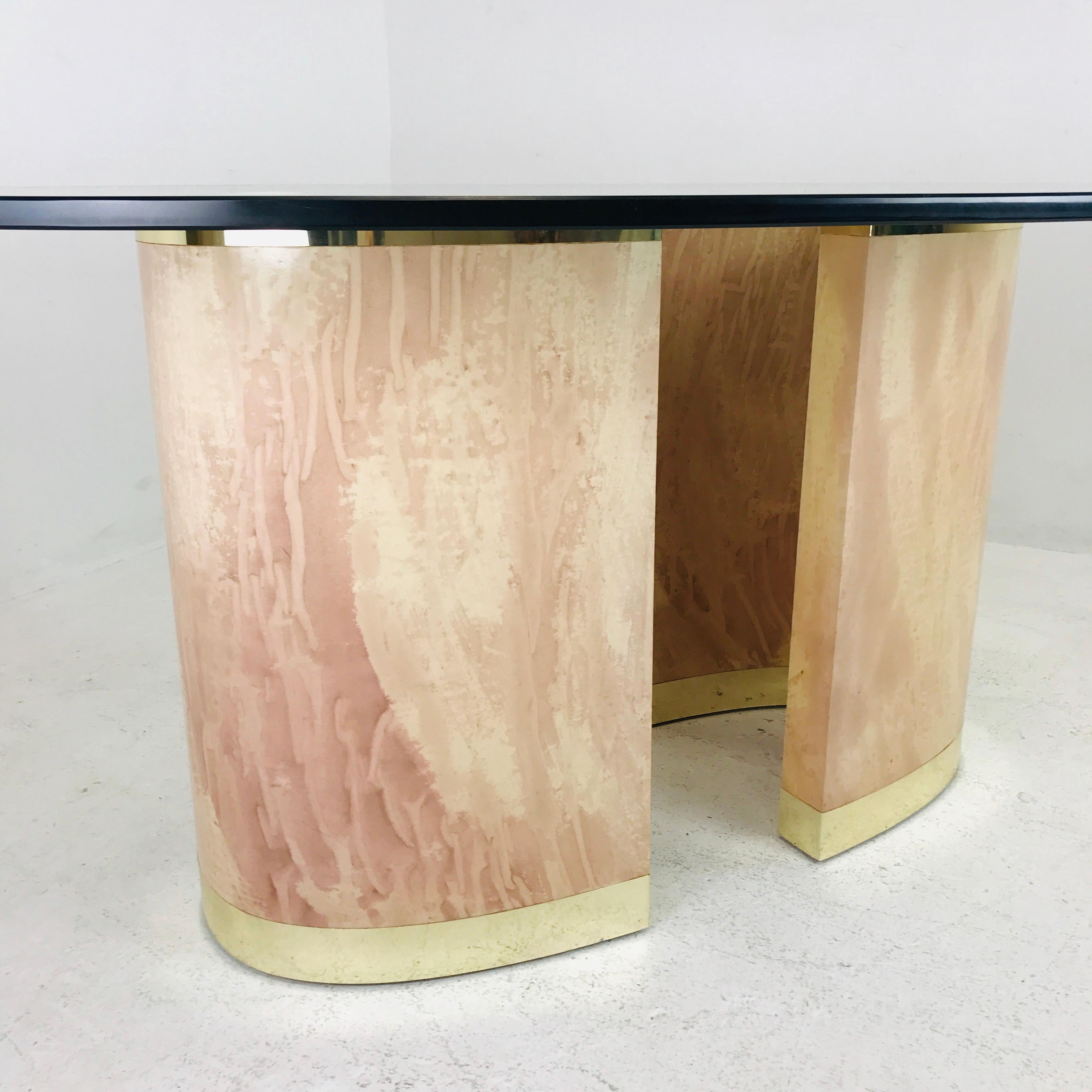 pedestal for glass dining table