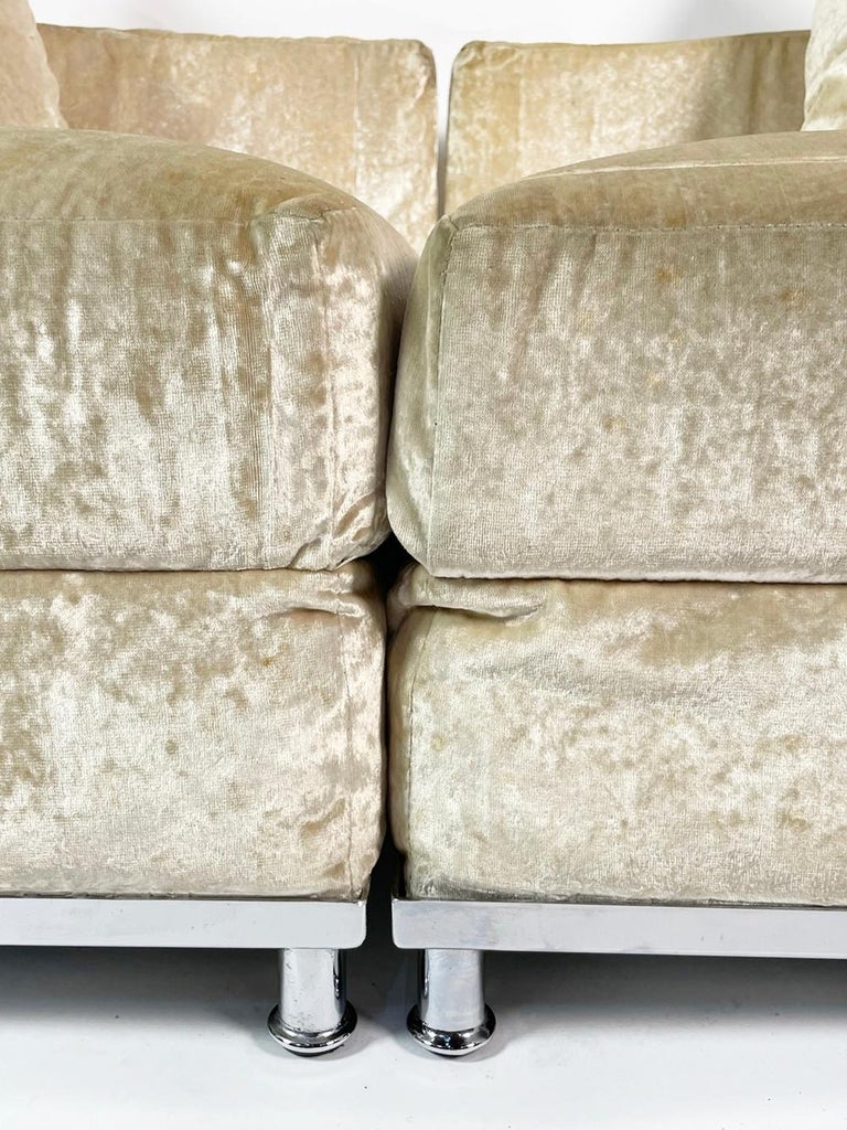 2 Piece Sectional Sofa made in Italy by Saba Italia For Sale at 1stDibs