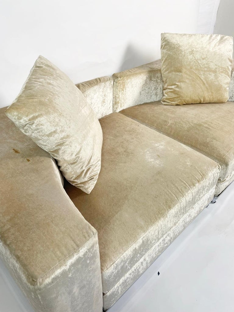 2 Piece Sectional Sofa made in Italy by Saba Italia For Sale at 1stDibs