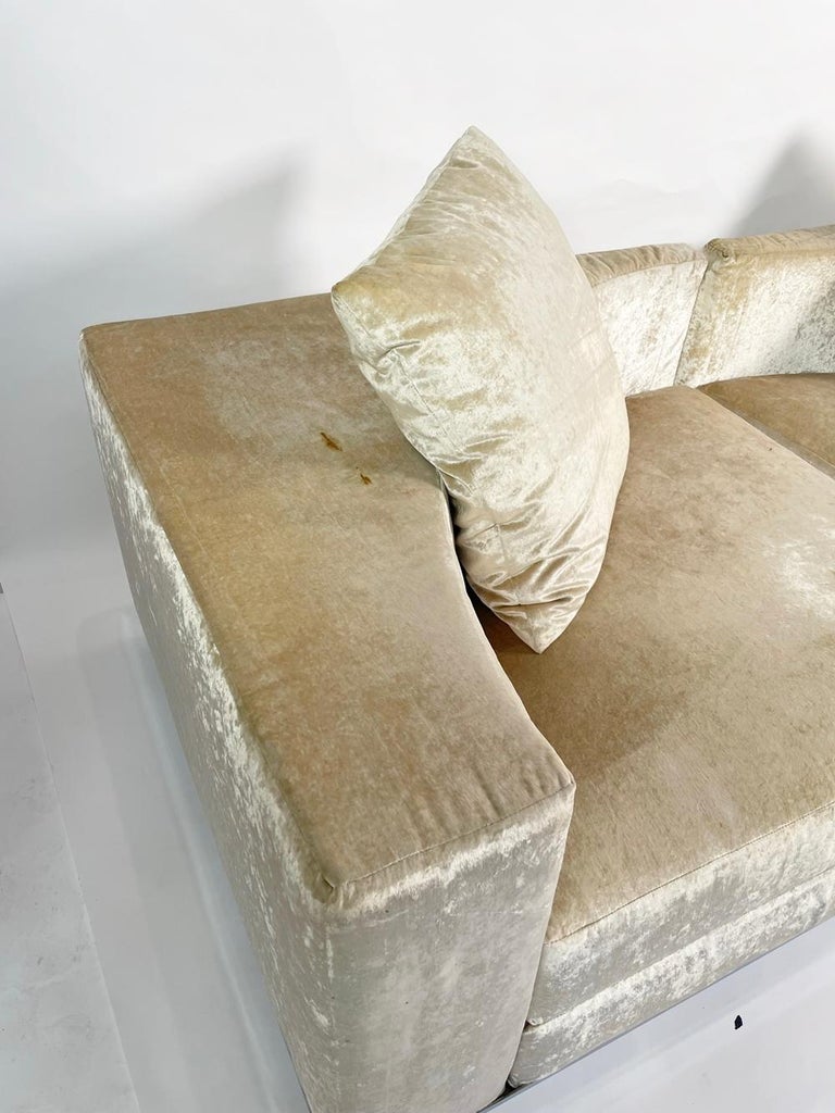 2 Piece Sectional Sofa made in Italy by Saba Italia For Sale at 1stDibs