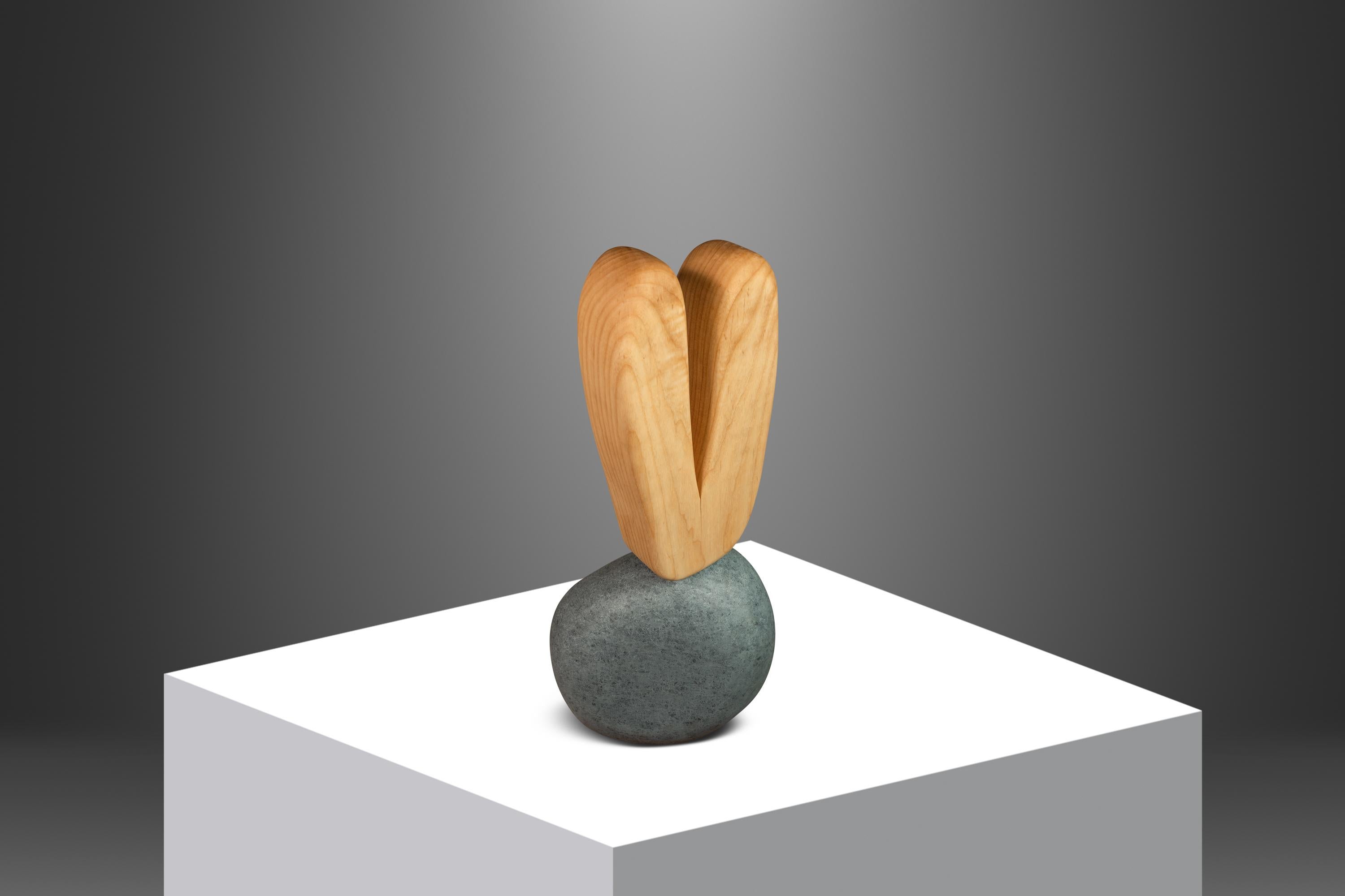 Scultura a 2 pezzi a forma di 