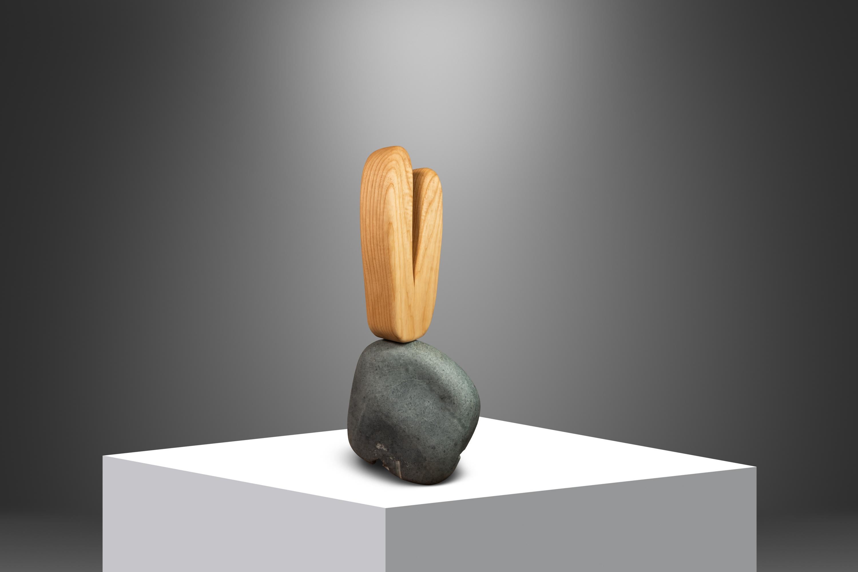 Scultura a 2 pezzi a forma di 