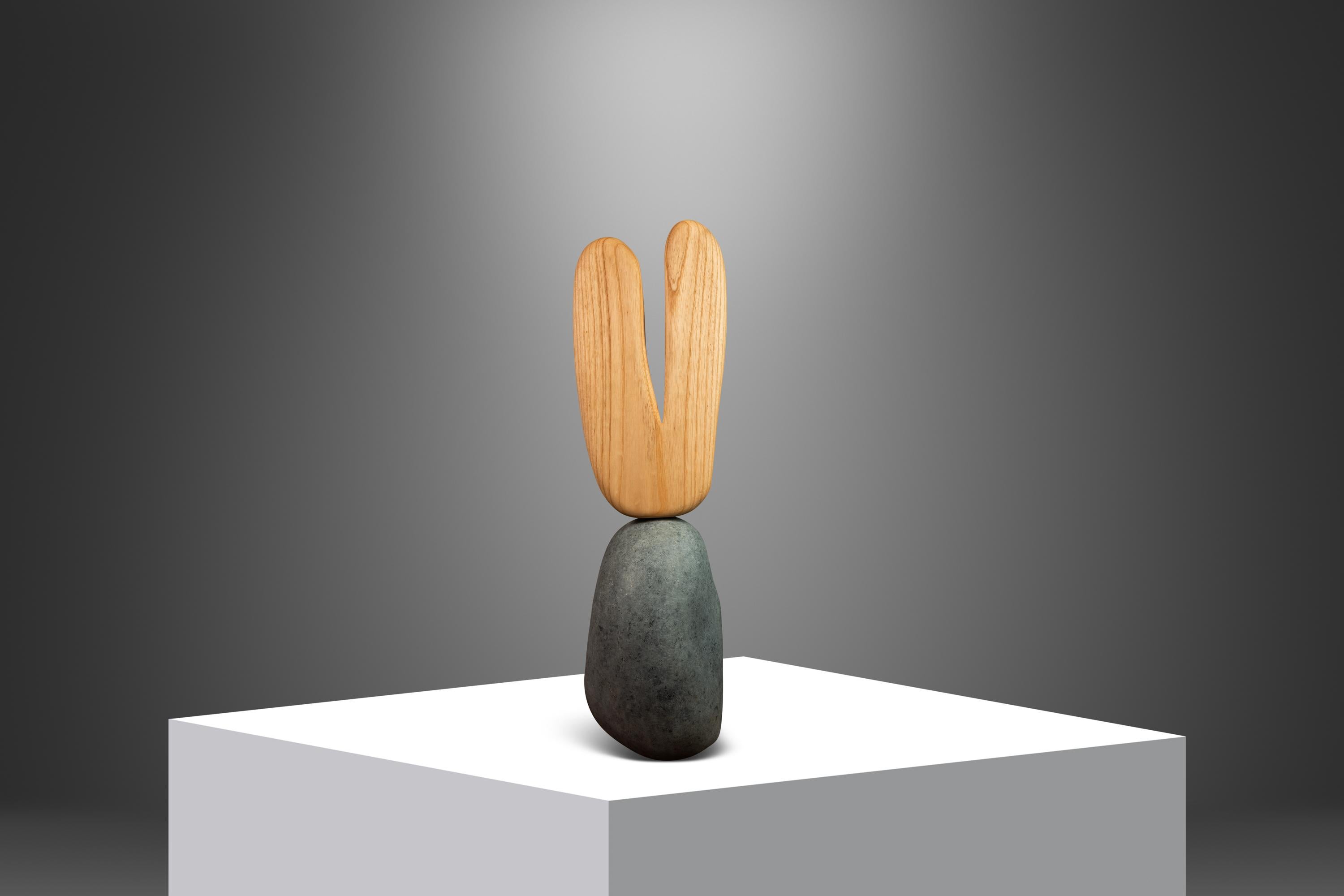 Scultura a 2 pezzi a forma di 