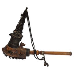 2 pièces, pipe en bois, sculptée à la main, pipe de paysan tyrolien